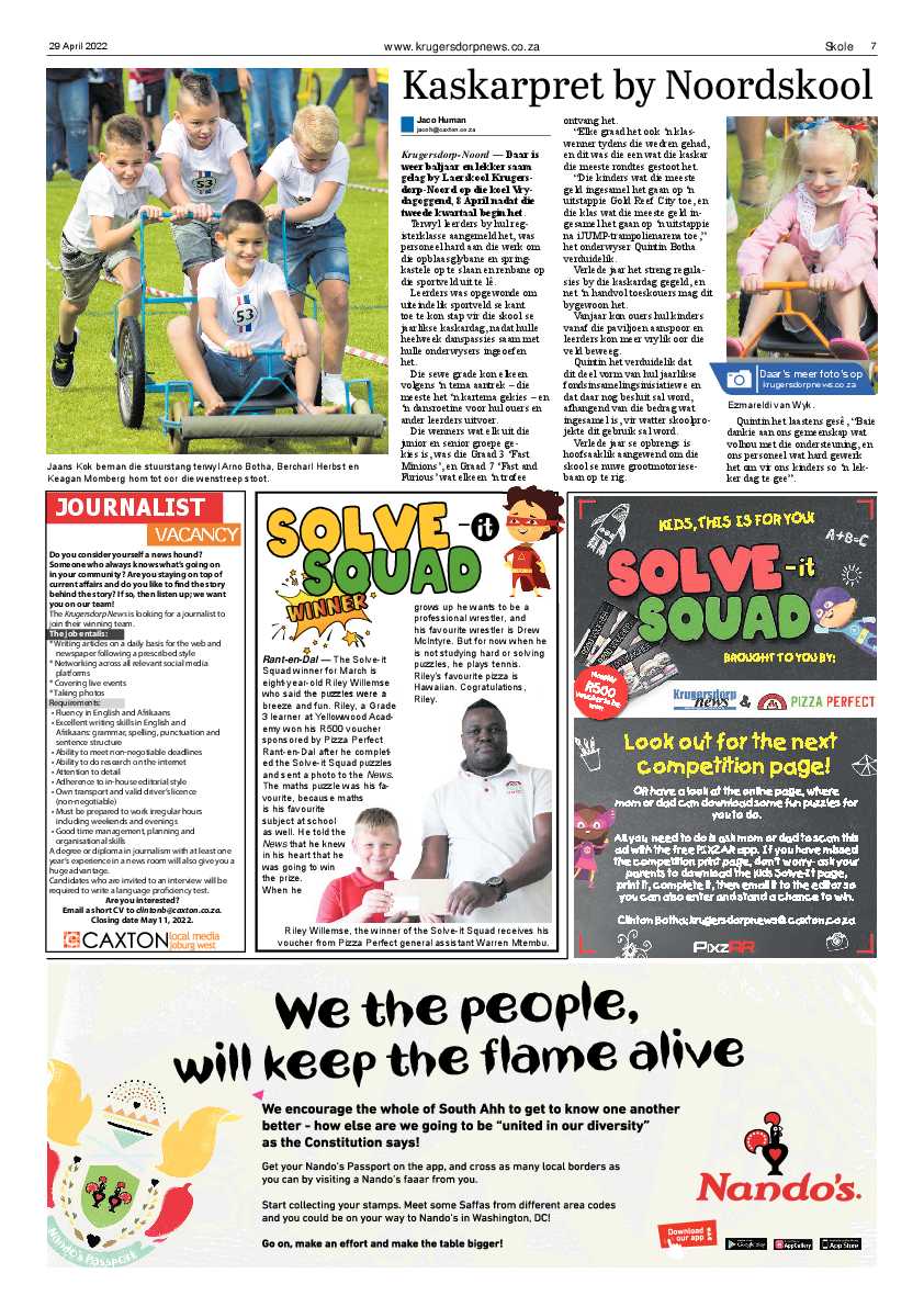 Krugersdorp News 29 April 2022 page 7