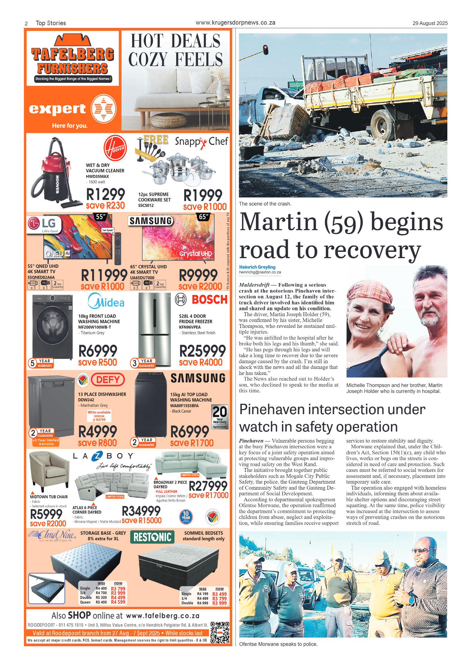 Krugersdorp News 29 August 2025 page 2