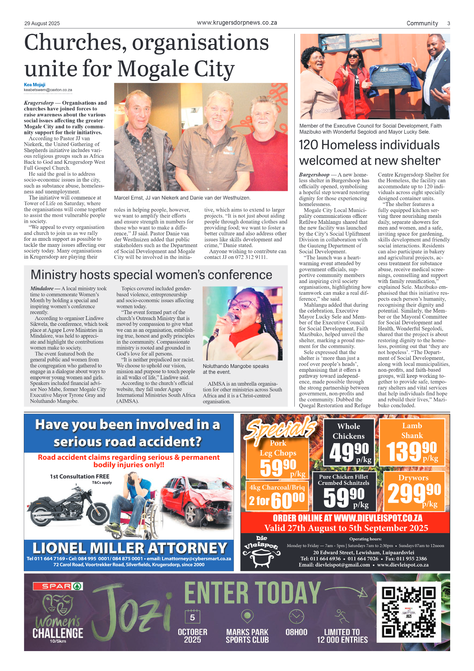 Krugersdorp News 29 August 2025 page 3