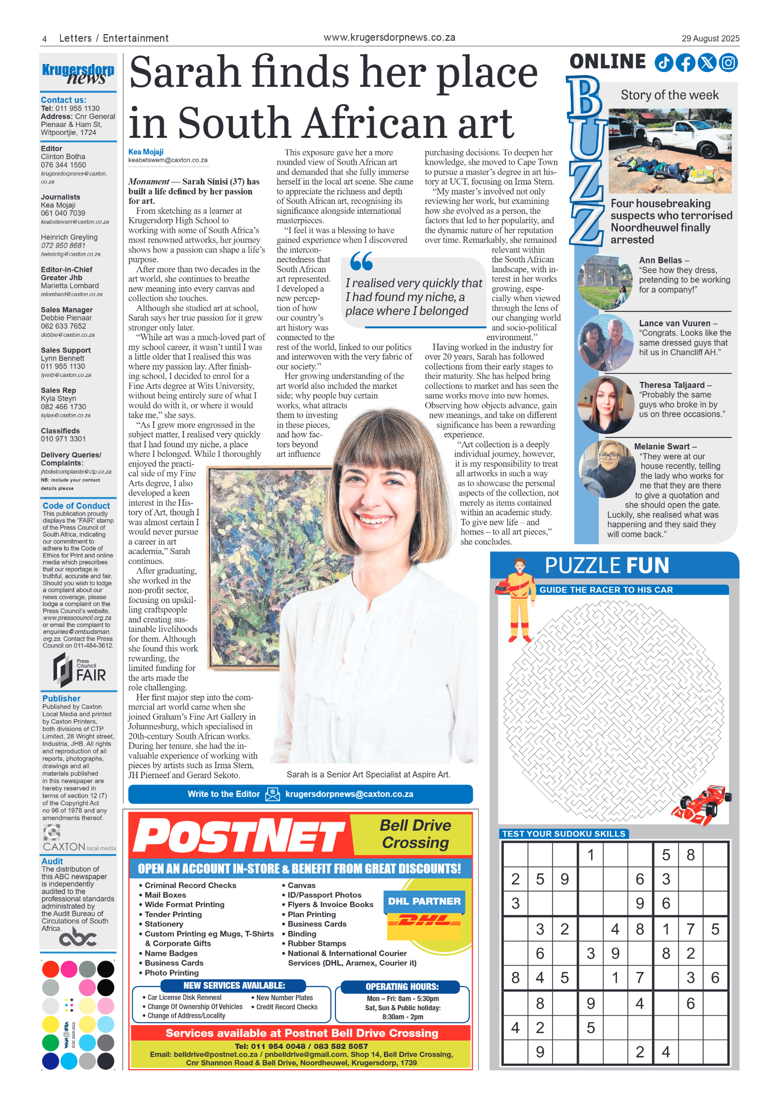 Krugersdorp News 29 August 2025 page 4