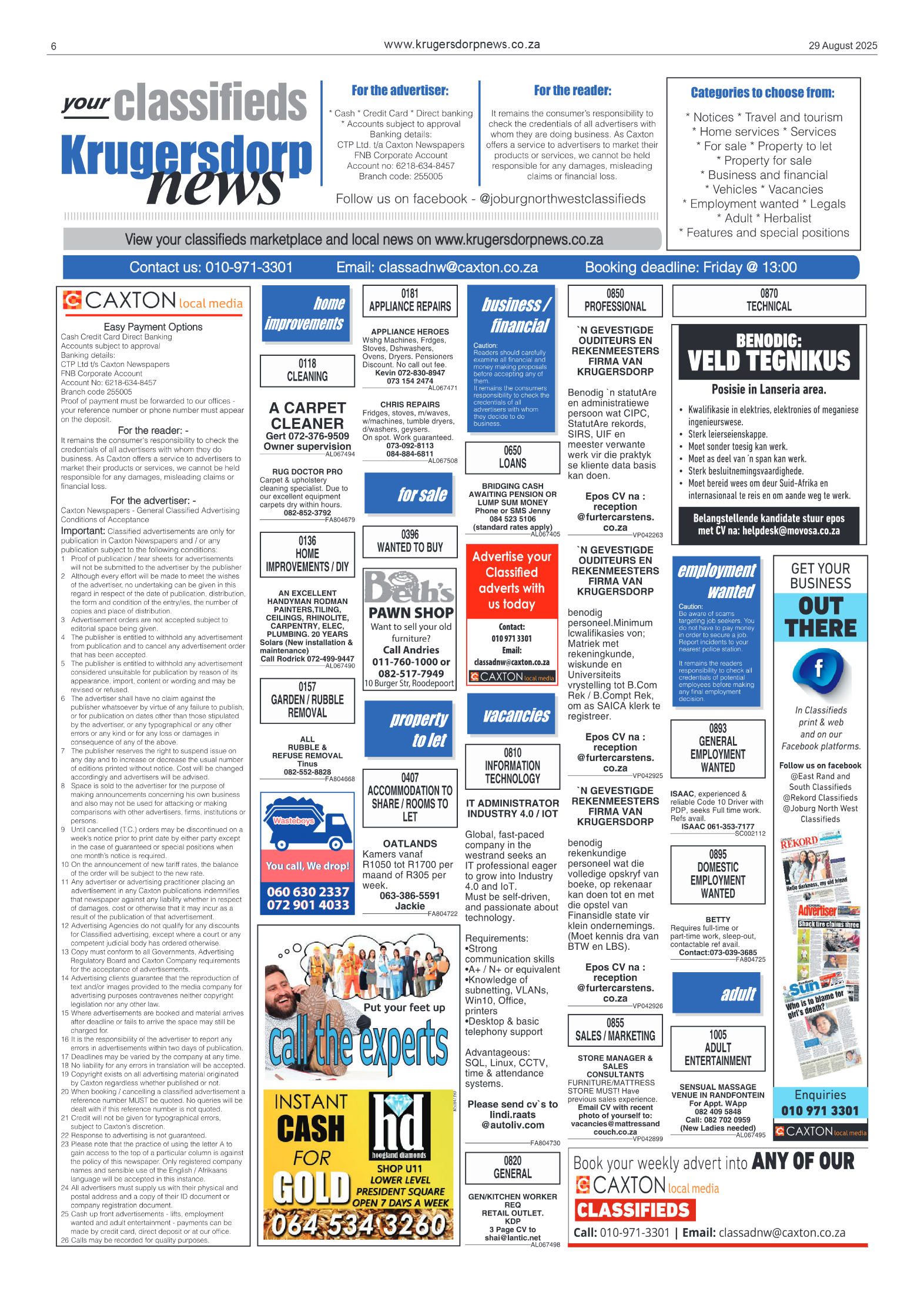 Krugersdorp News 29 August 2025 page 6