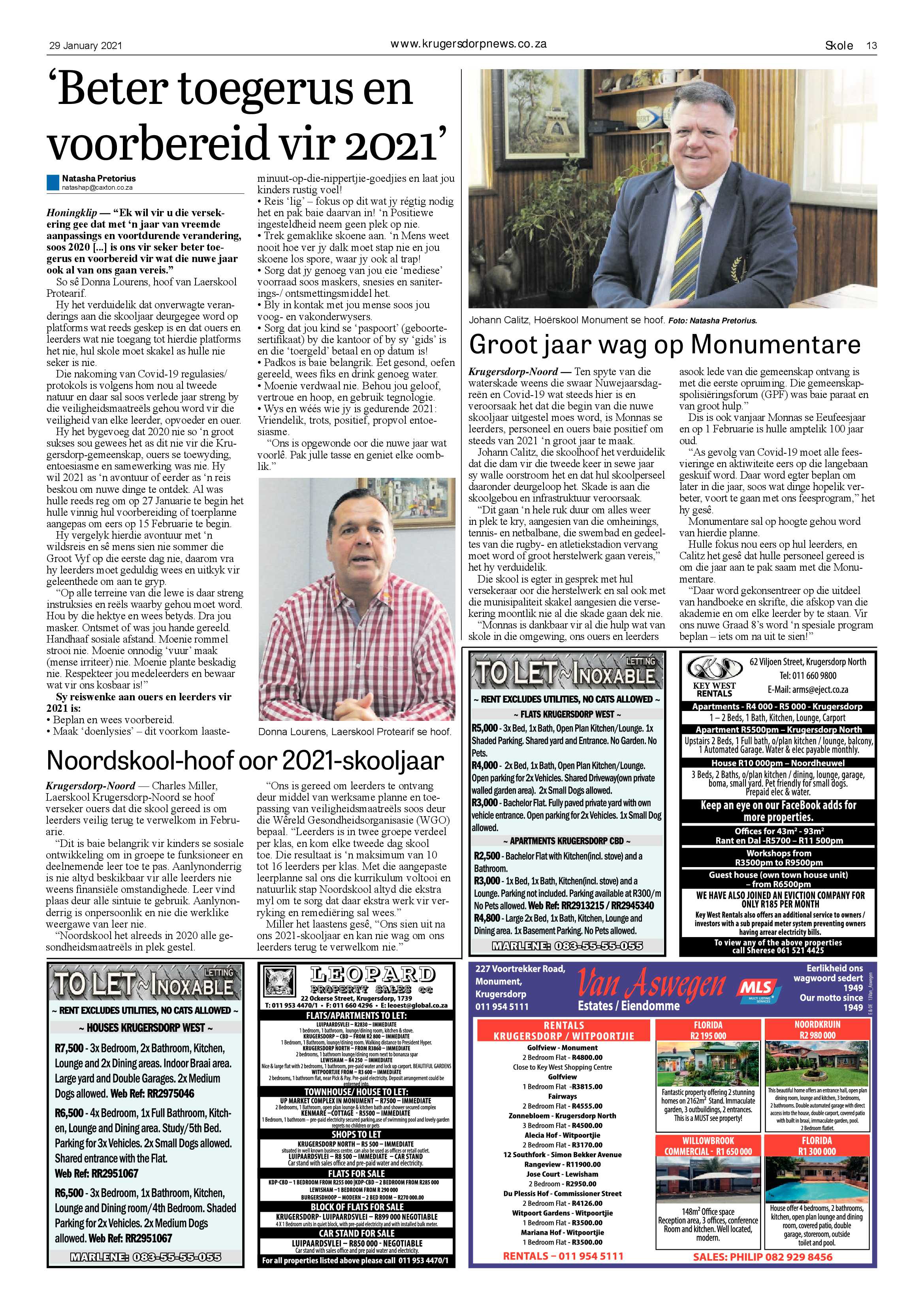 Krugersdorp News 29 January 2021 page 13