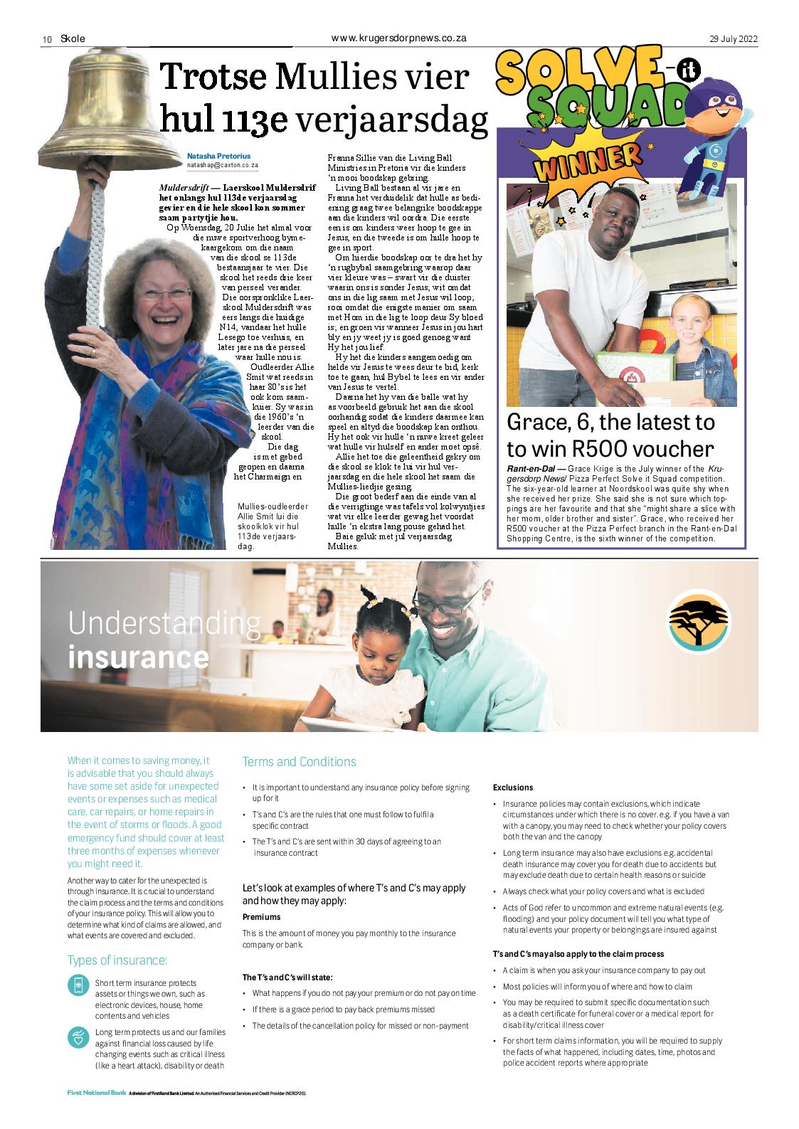 Krugersdorp News 29 July 2022 page 10