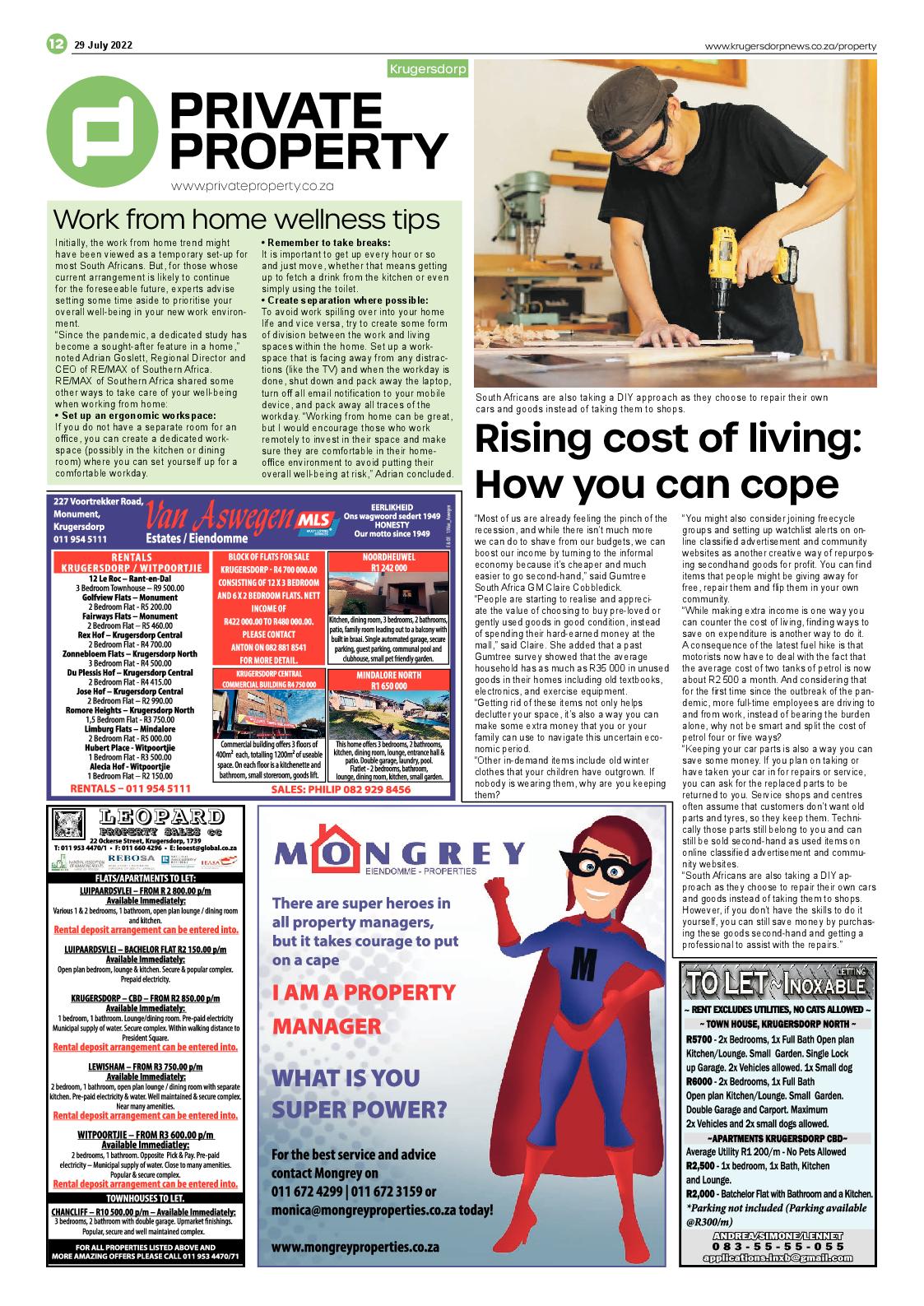 Krugersdorp News 29 July 2022 page 12