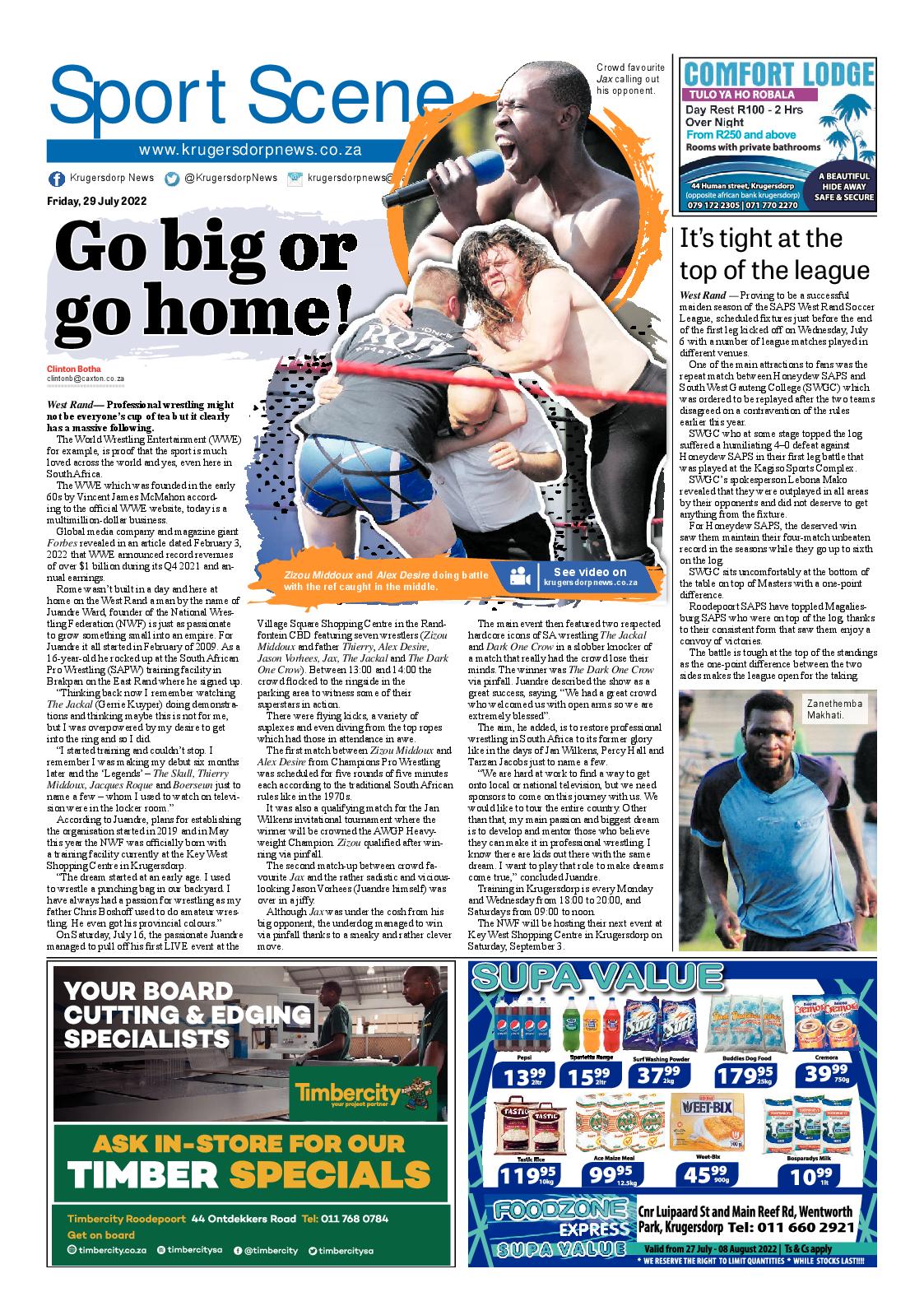 Krugersdorp News 29 July 2022 page 16