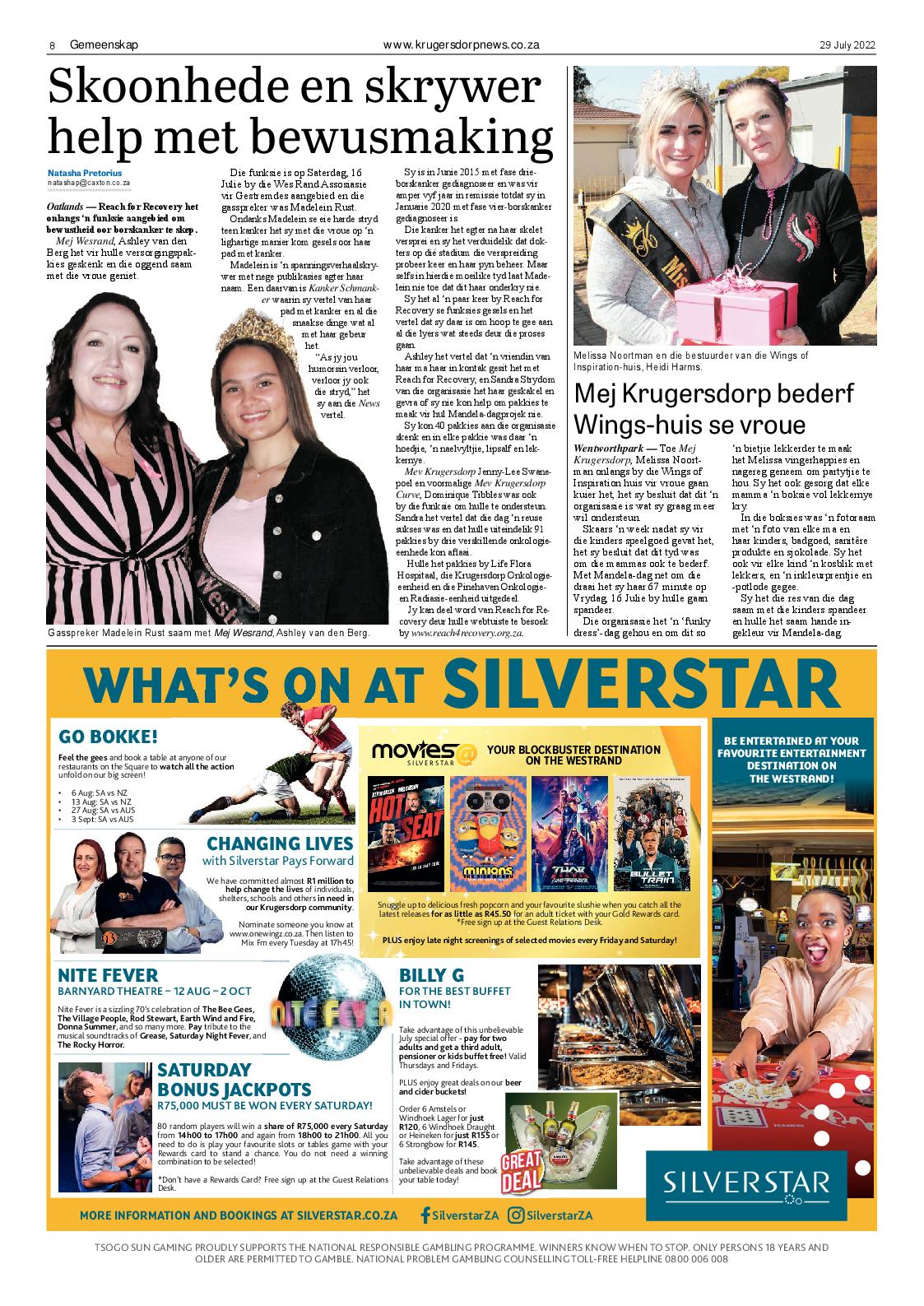 Krugersdorp News 29 July 2022 page 8