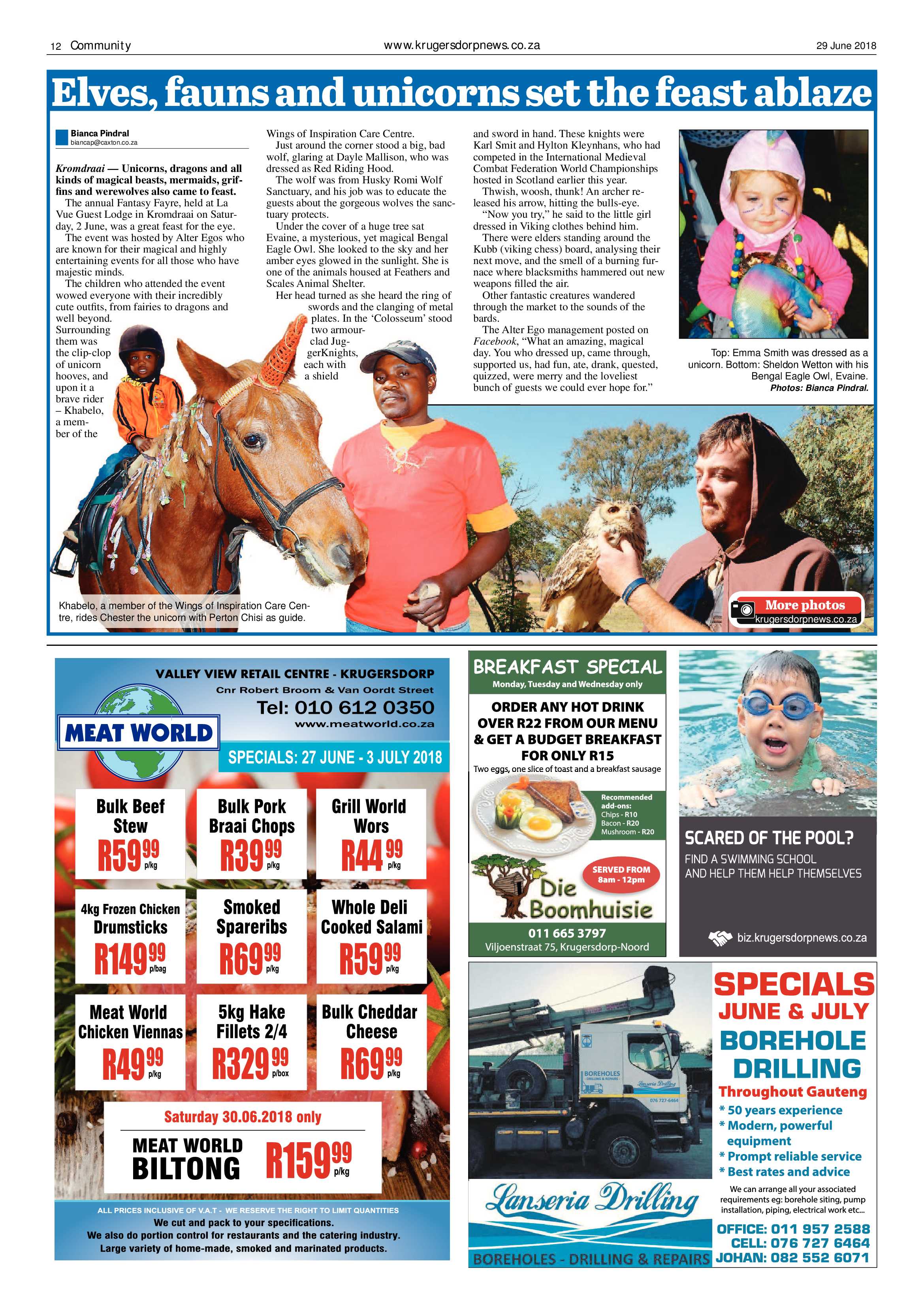 Krugersdorp News 29 June 2018 page 12