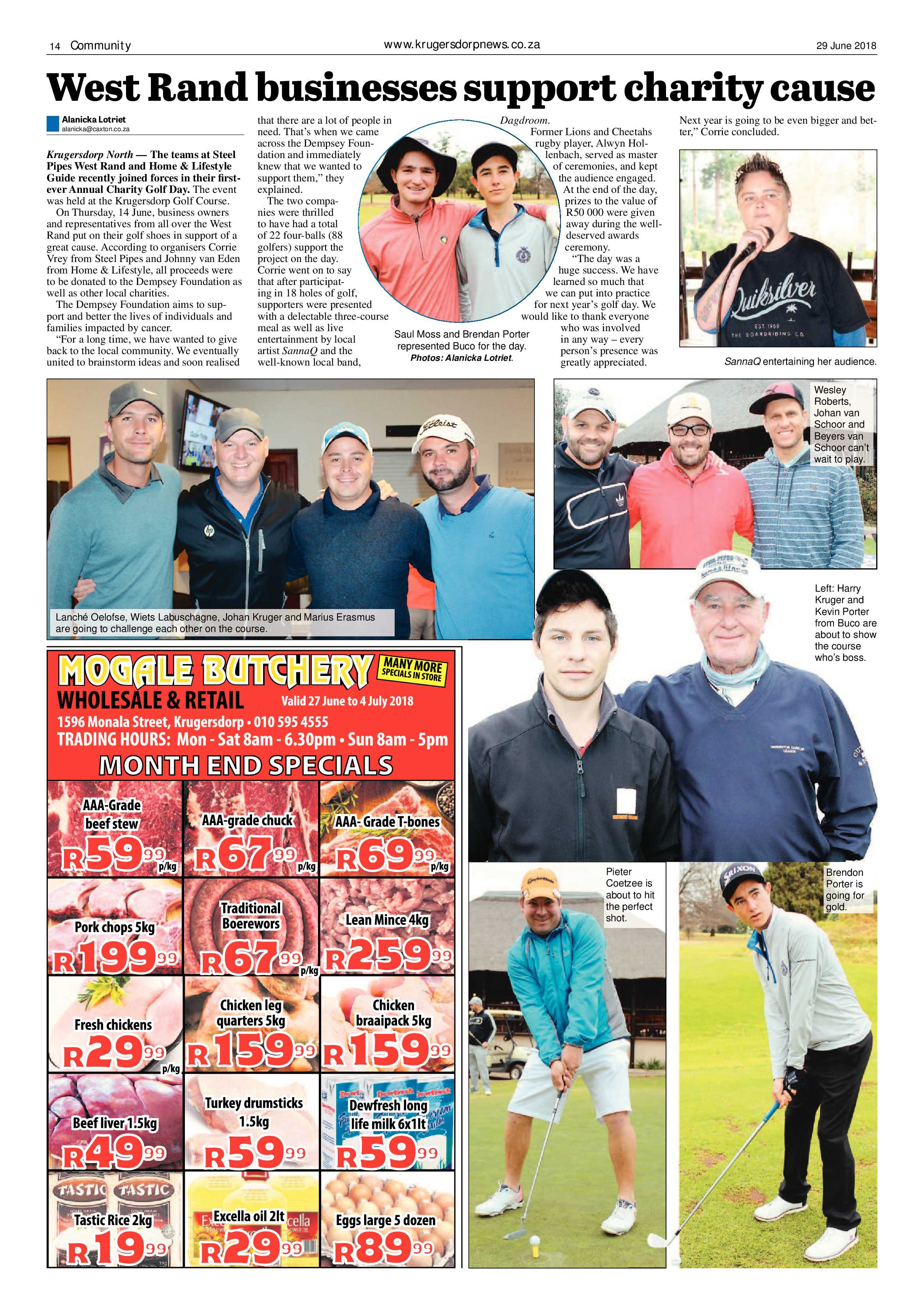 Krugersdorp News 29 June 2018 page 14