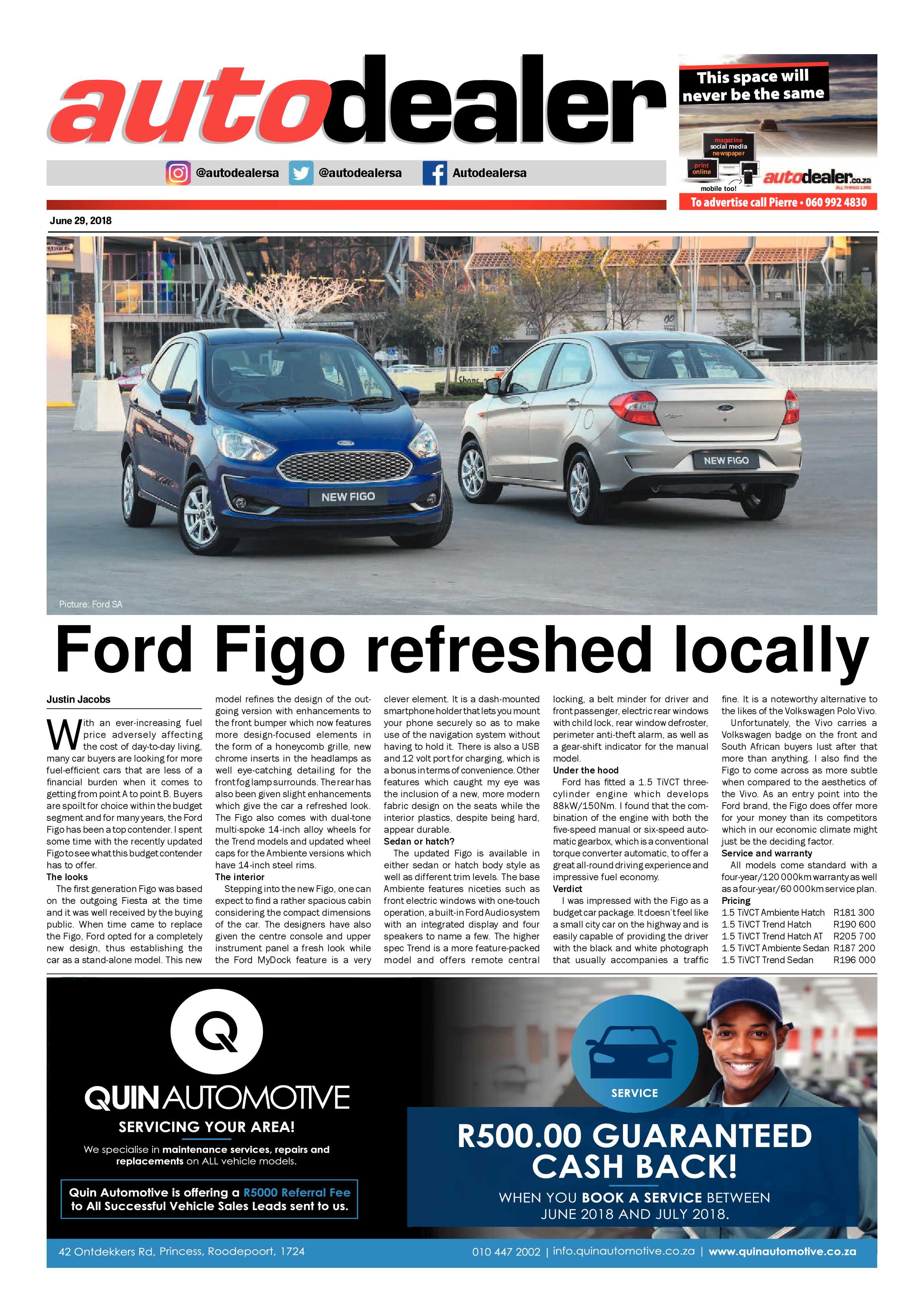 Krugersdorp News 29 June 2018 page 29
