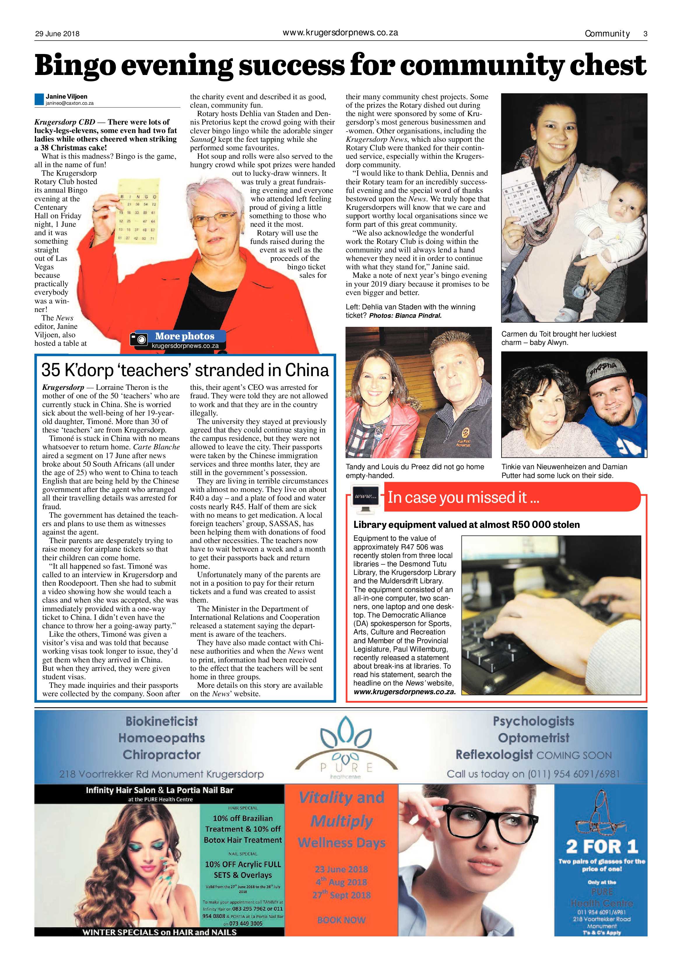 Krugersdorp News 29 June 2018 page 3
