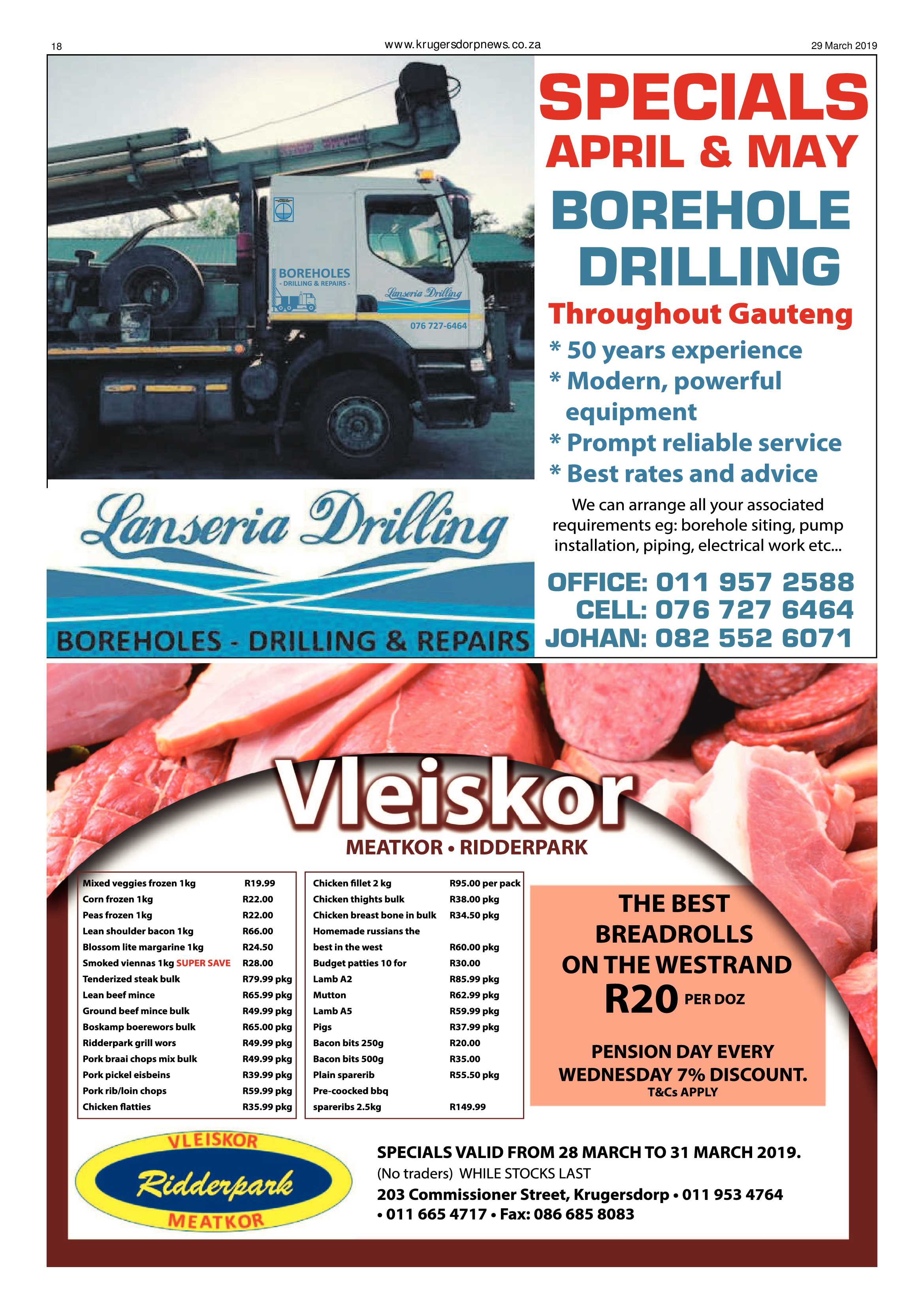 Krugersdorp News 29 March 2019 page 18