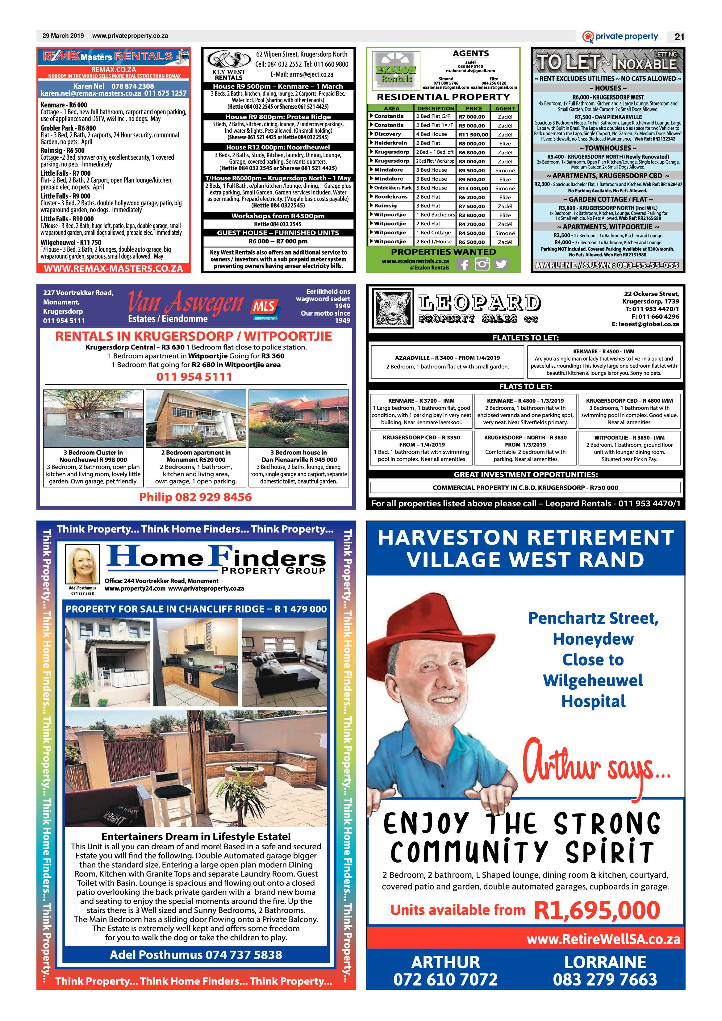 Krugersdorp News 29 March 2019 page 21