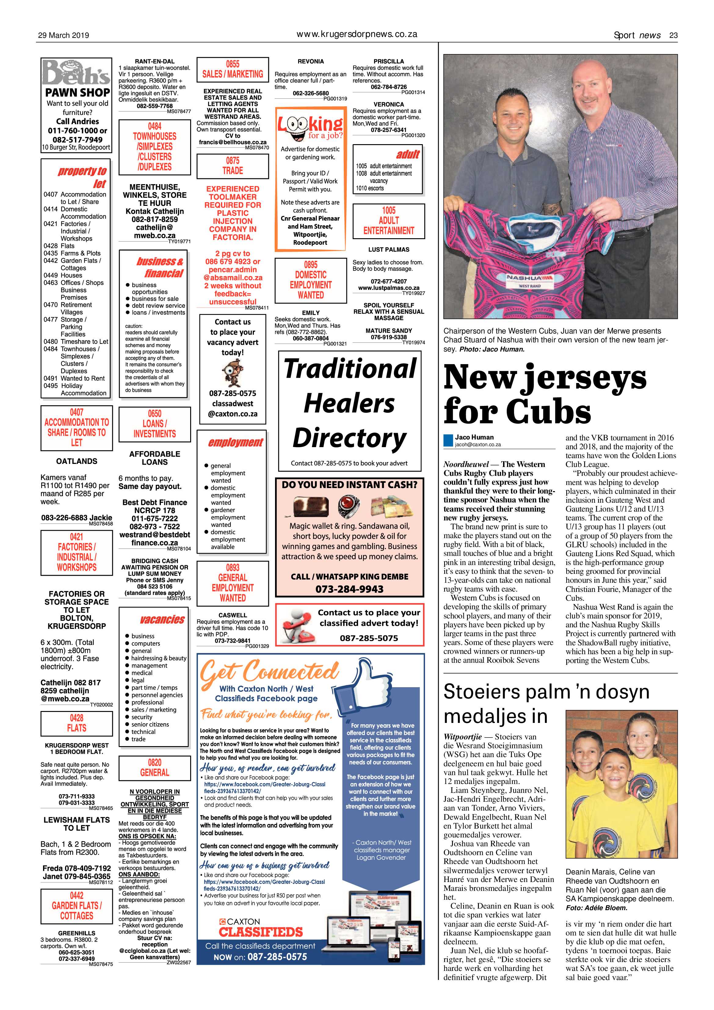 Krugersdorp News 29 March 2019 page 23