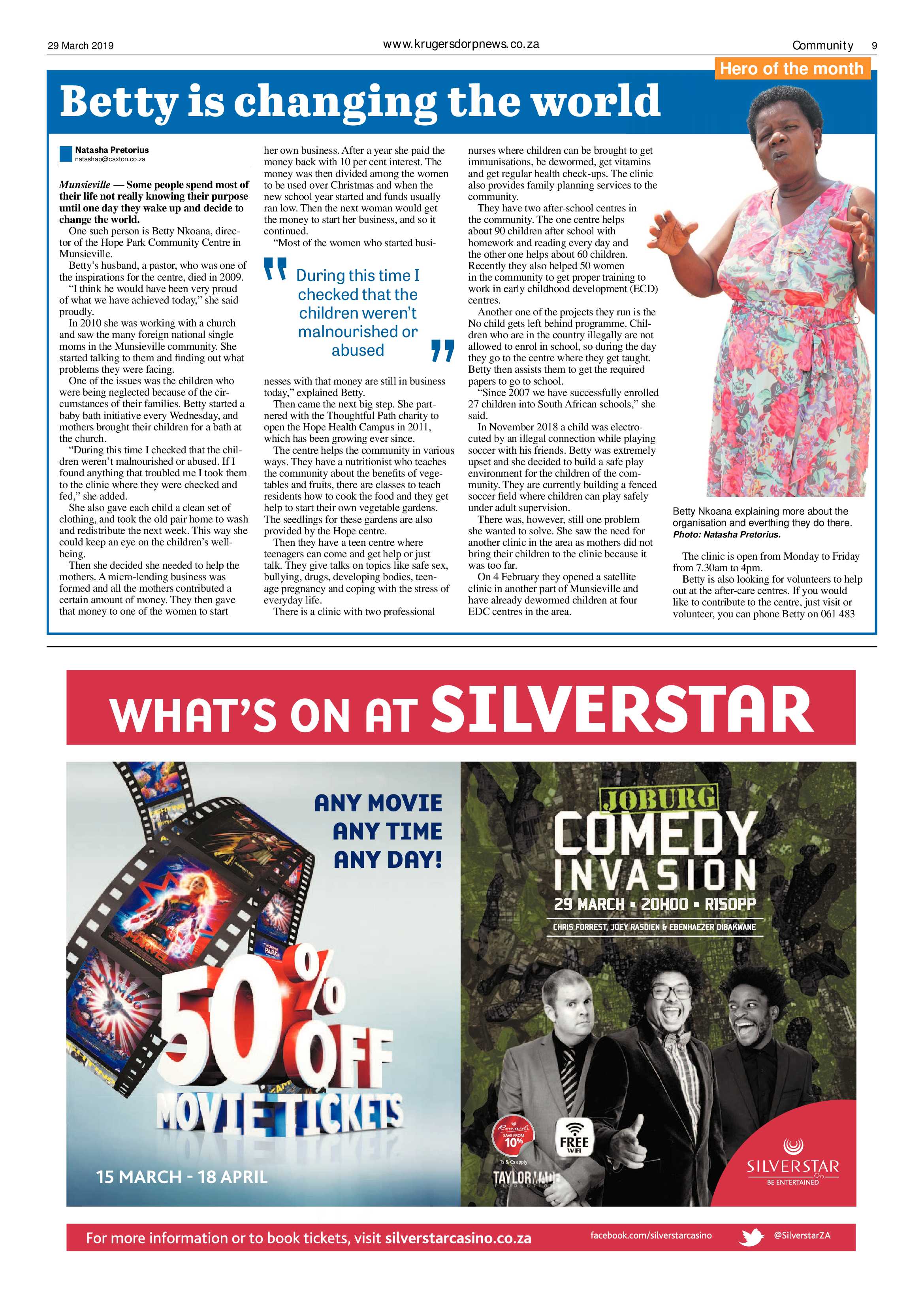 Krugersdorp News 29 March 2019 page 9