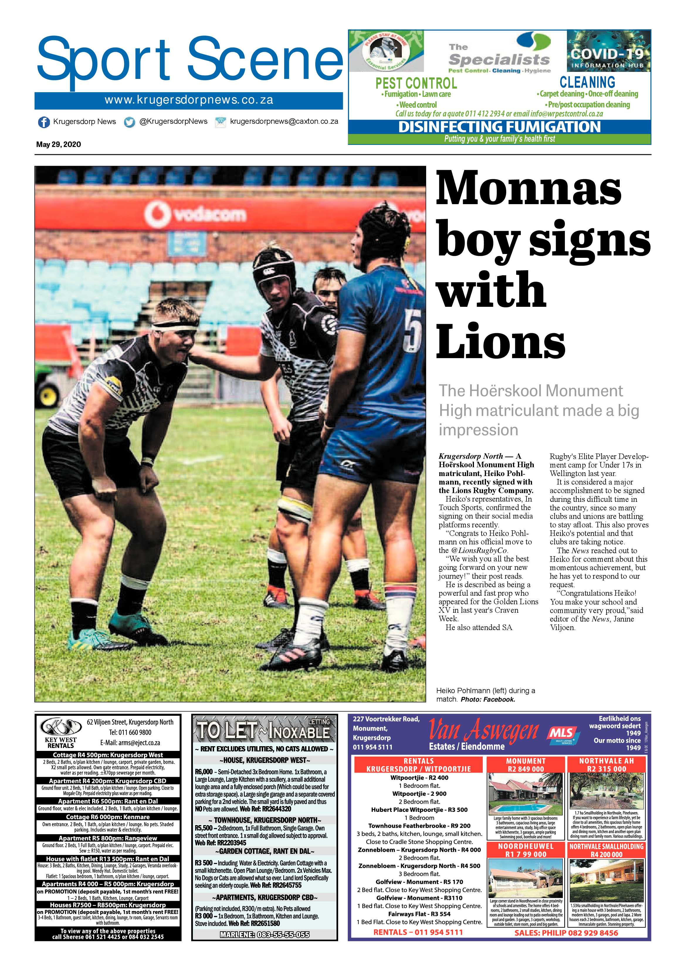Krugersdorp News 29 May 2020 page 12