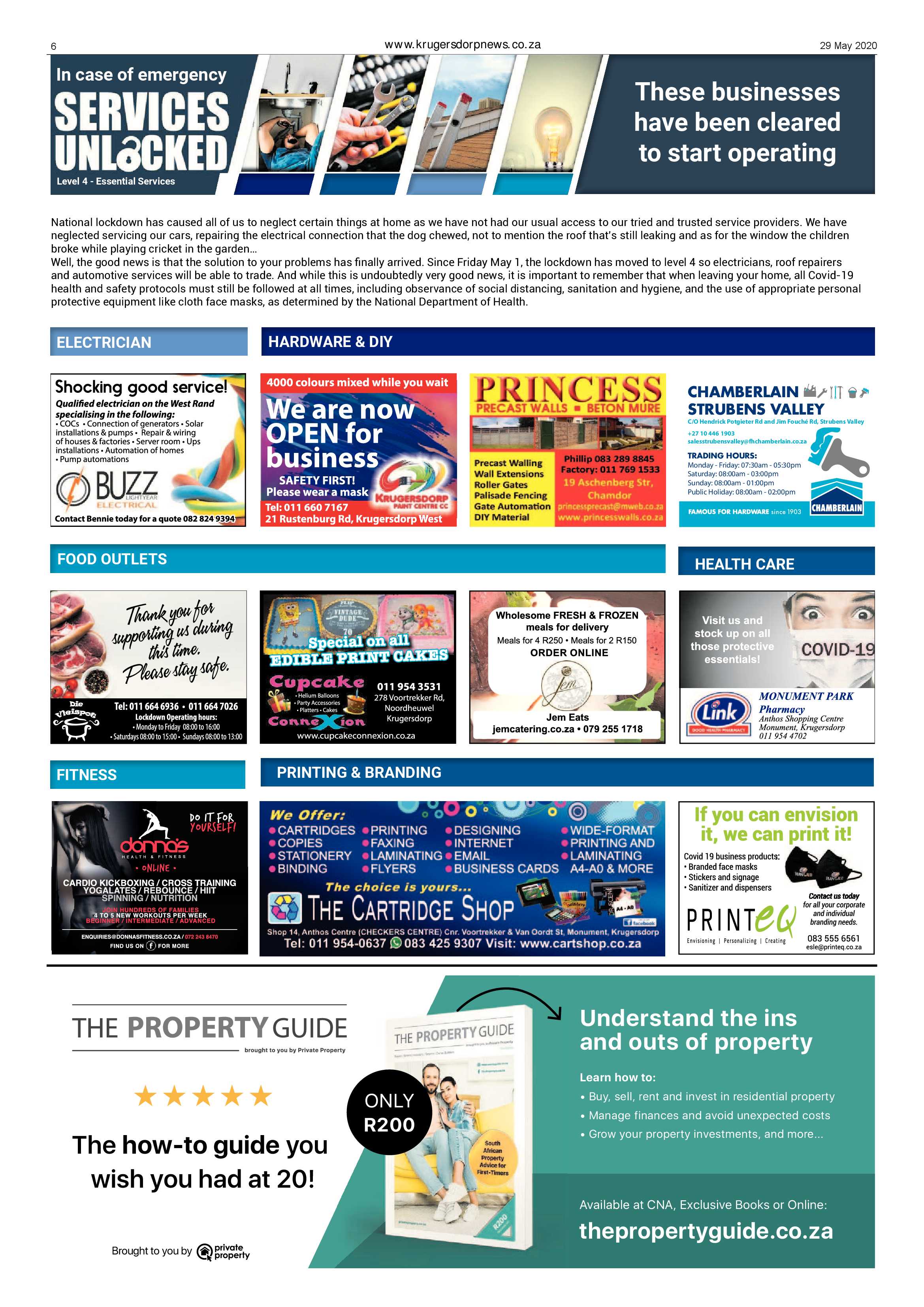 Krugersdorp News 29 May 2020 page 6