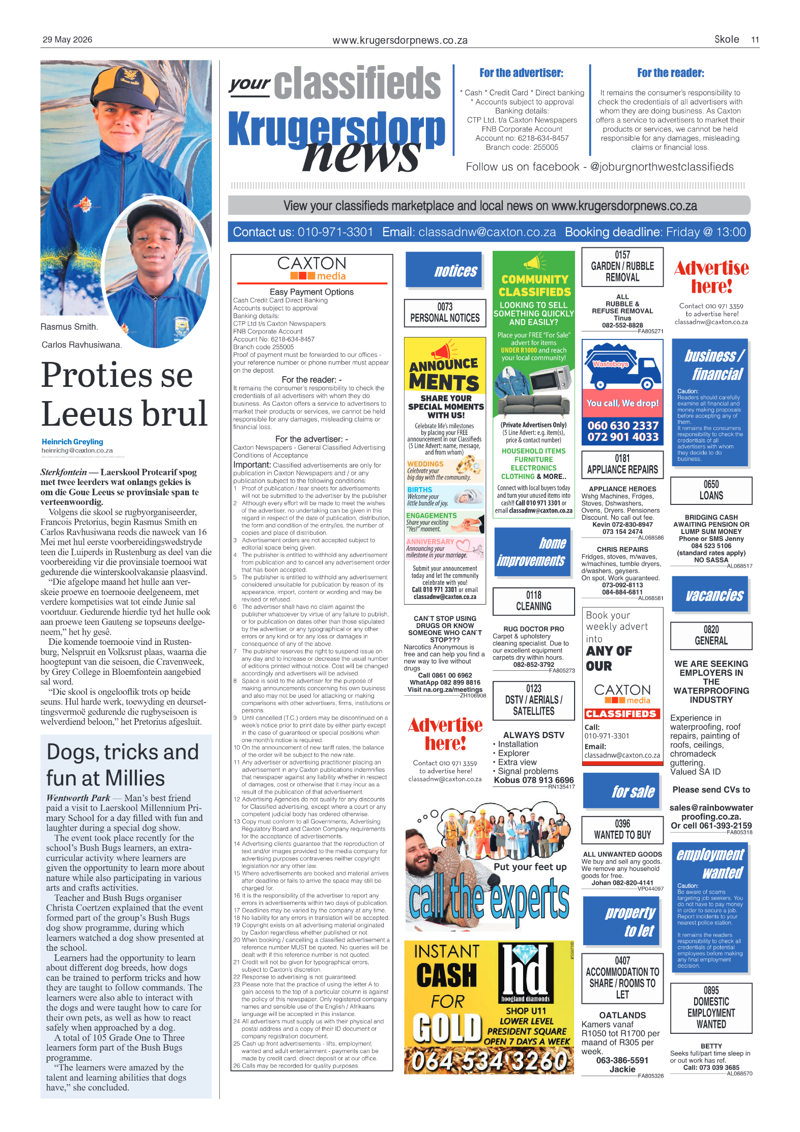 Krugersdorp News 29 May 2026 page 11