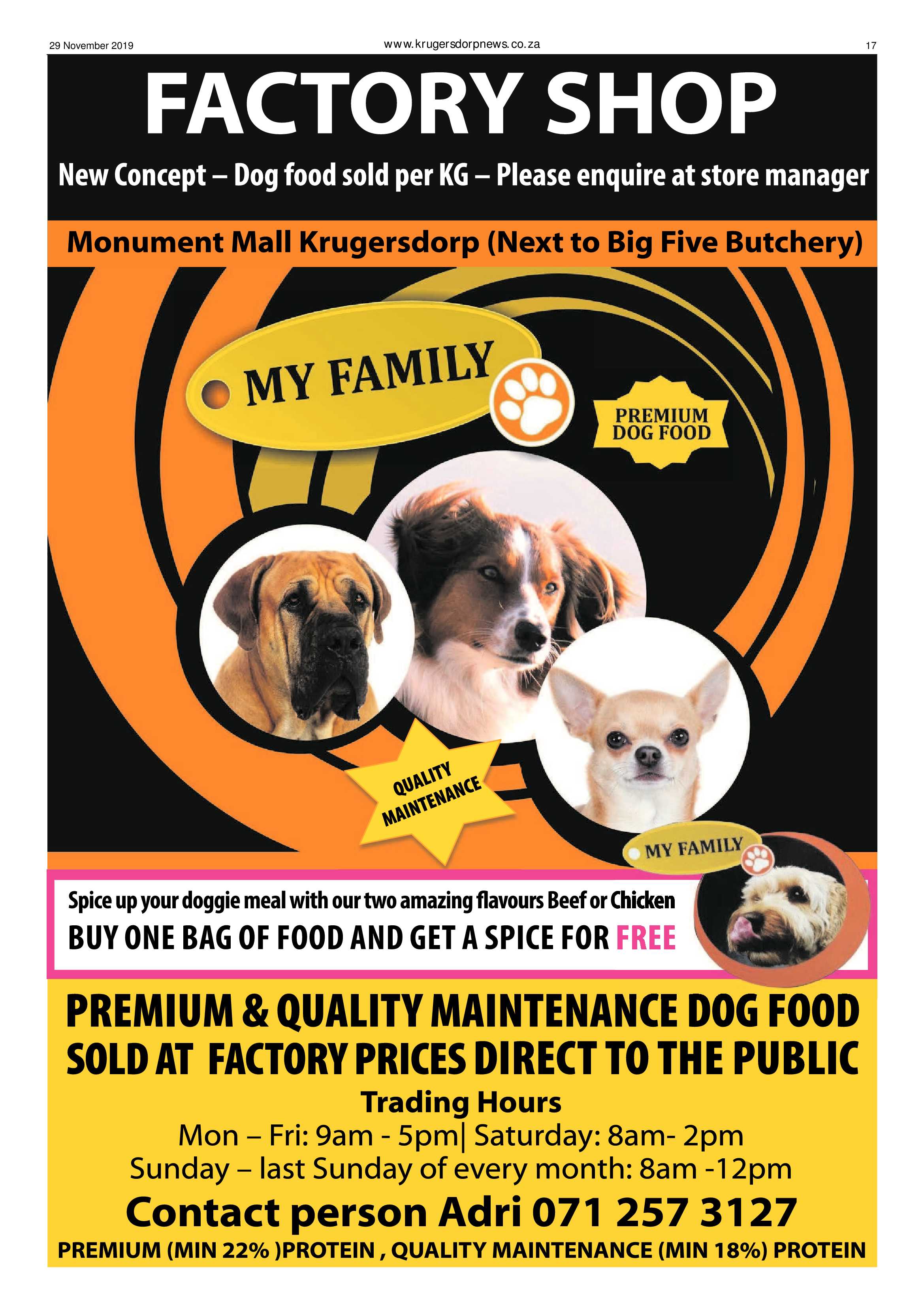 Krugersdorp News 29 November 2019 page 17
