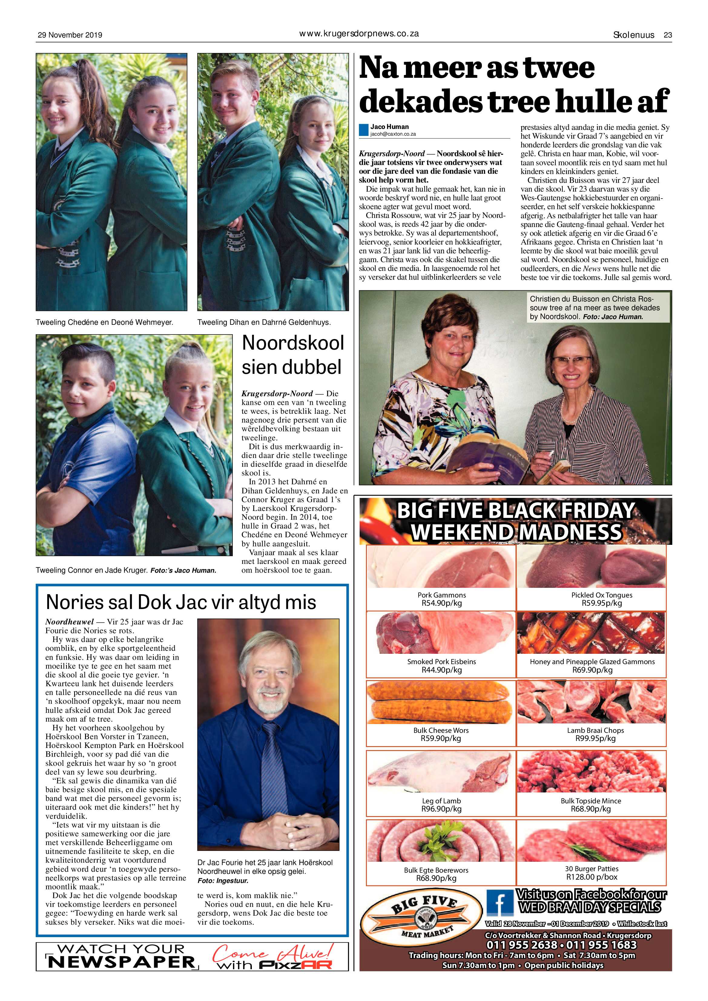 Krugersdorp News 29 November 2019 page 23