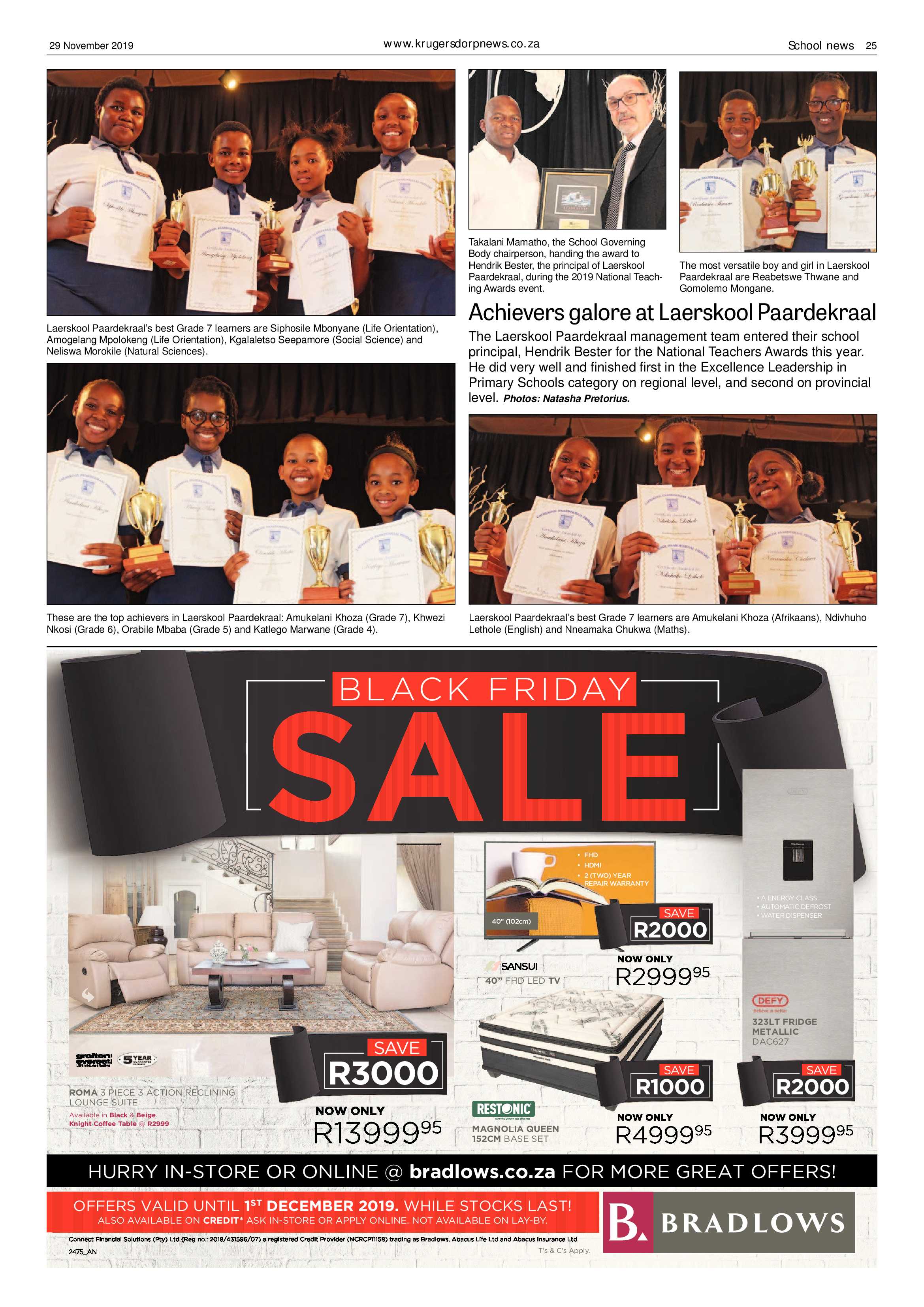 Krugersdorp News 29 November 2019 page 25