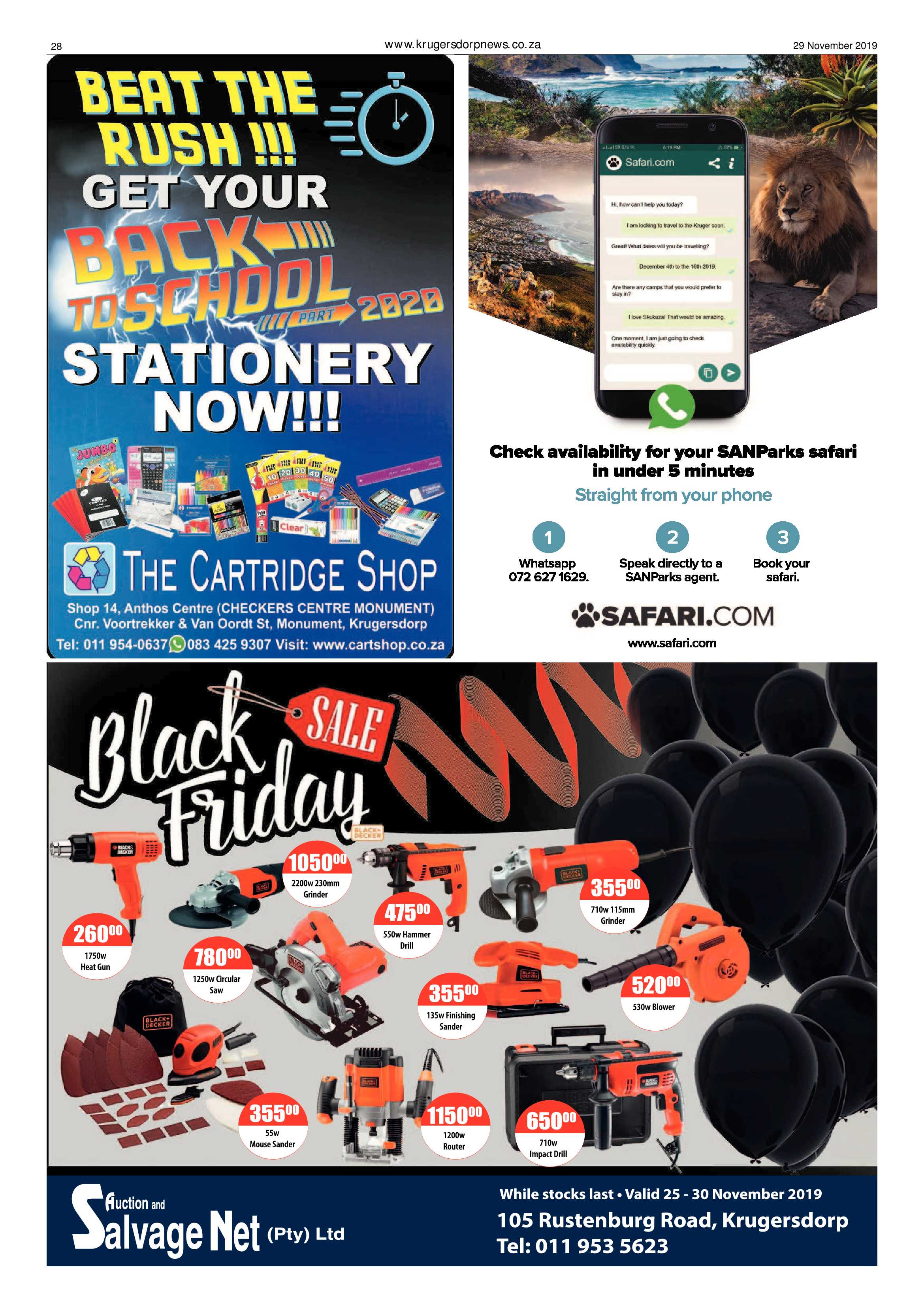 Krugersdorp News 29 November 2019 page 28