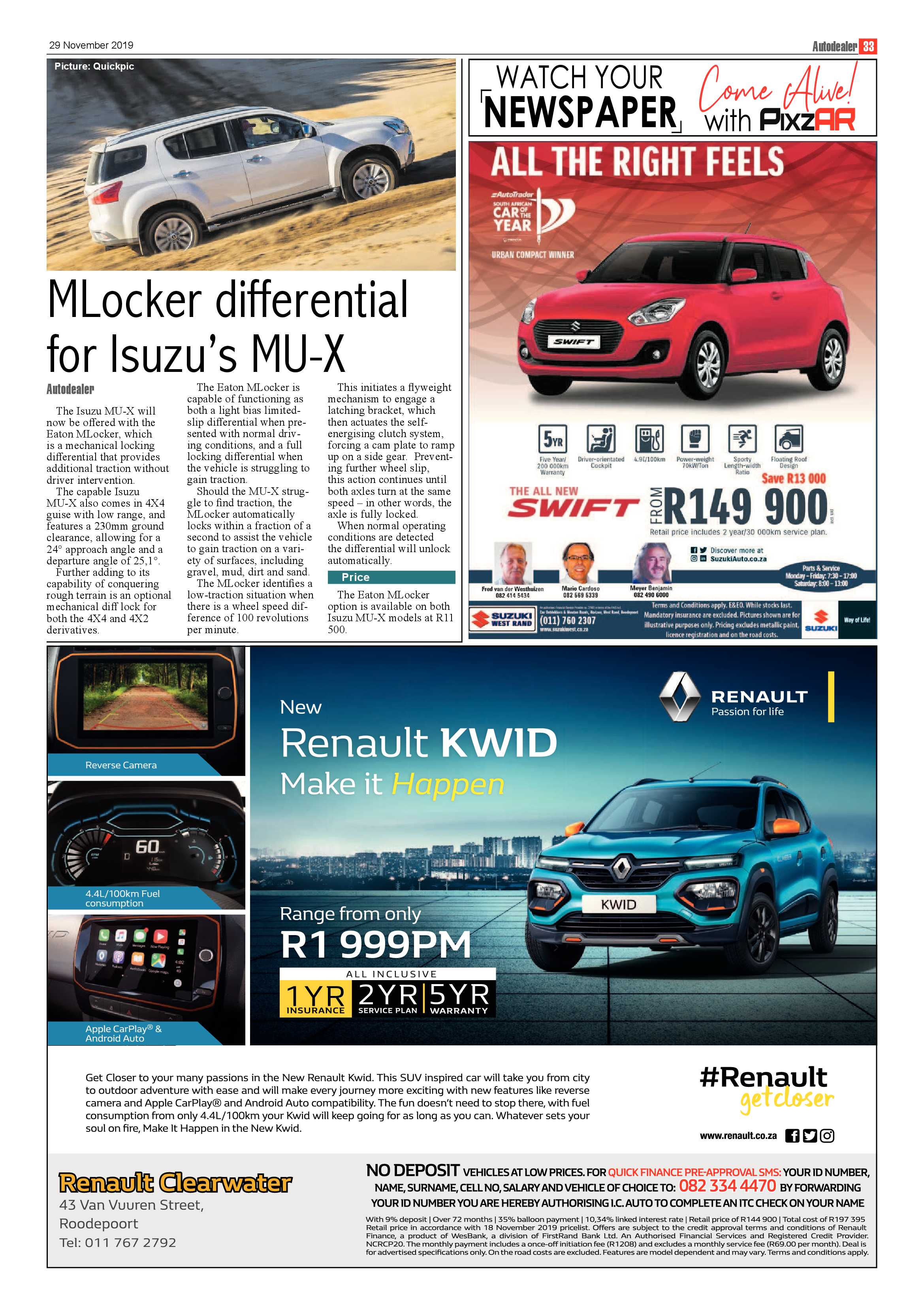 Krugersdorp News 29 November 2019 page 33