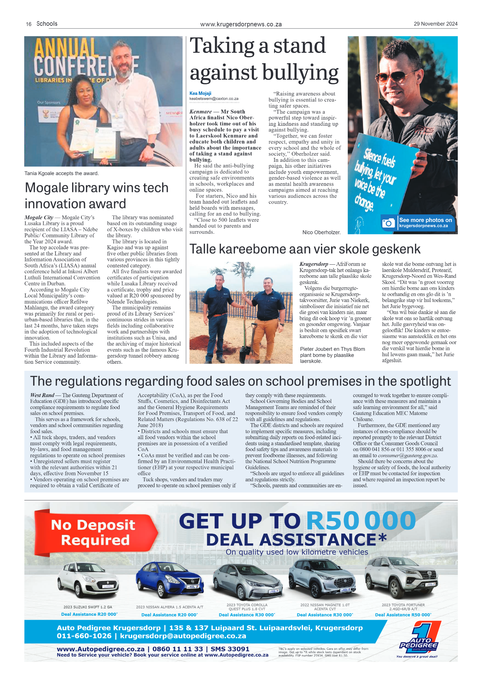 Krugersdorp News 29 November 2024 page 16