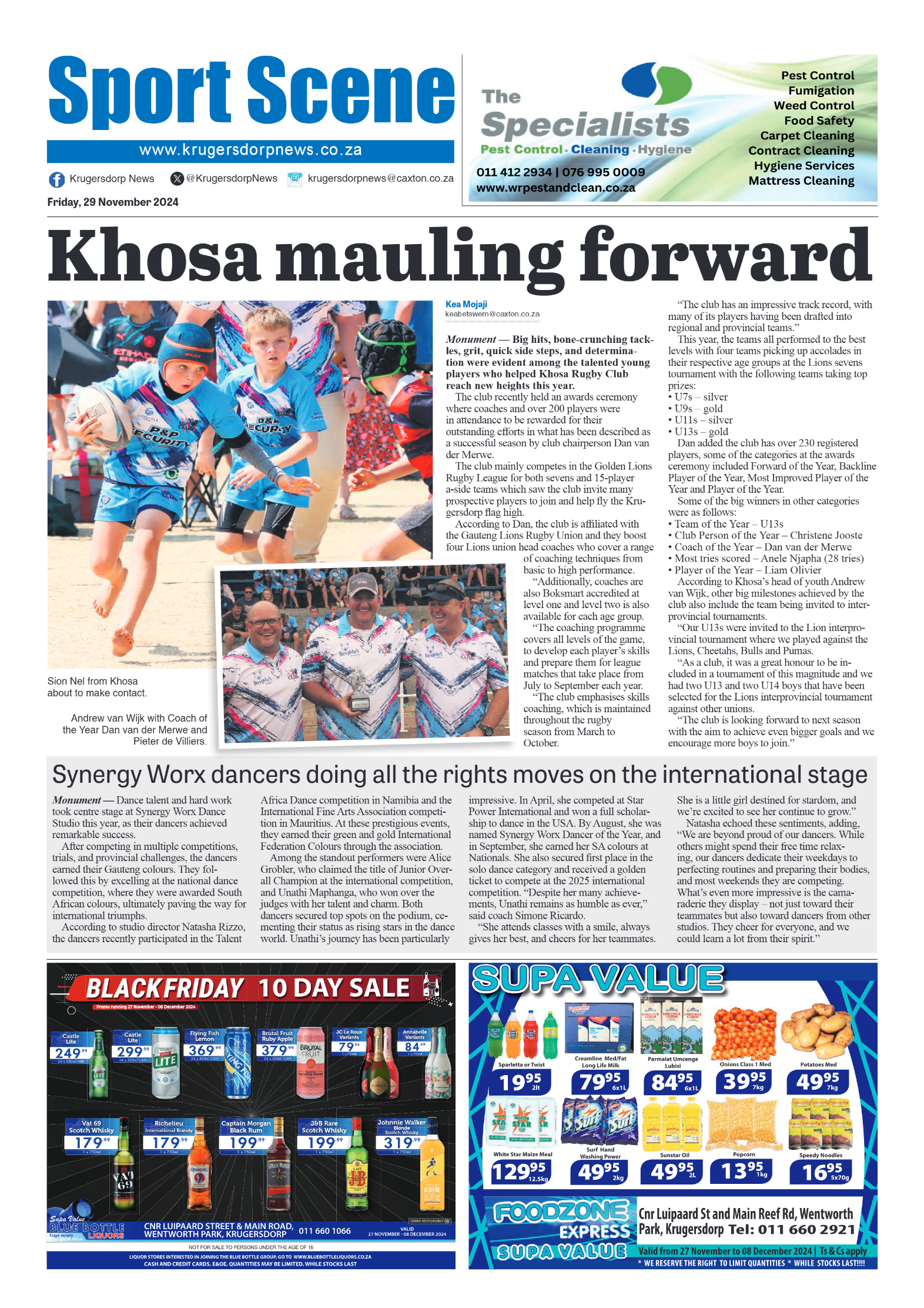 Krugersdorp News 29 November 2024 page 20