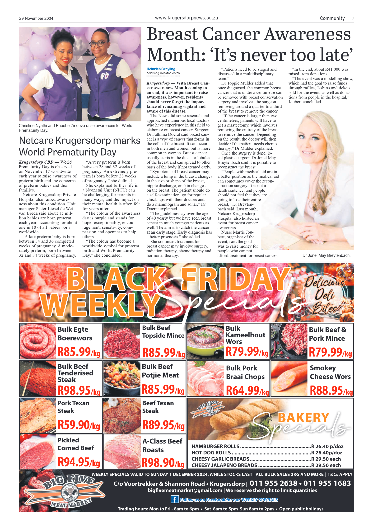 Krugersdorp News 29 November 2024 page 7