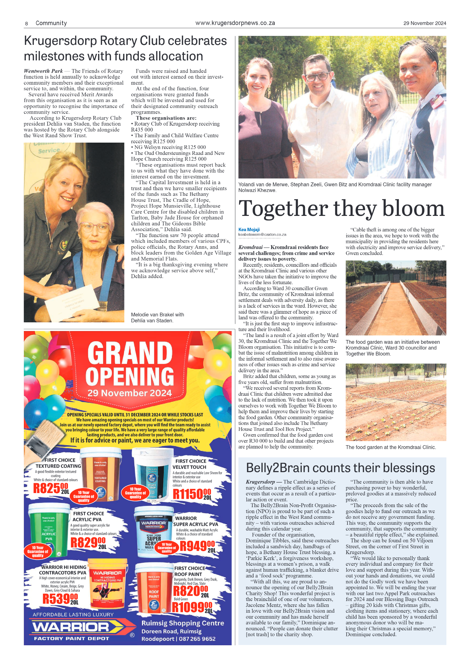 Krugersdorp News 29 November 2024 page 8