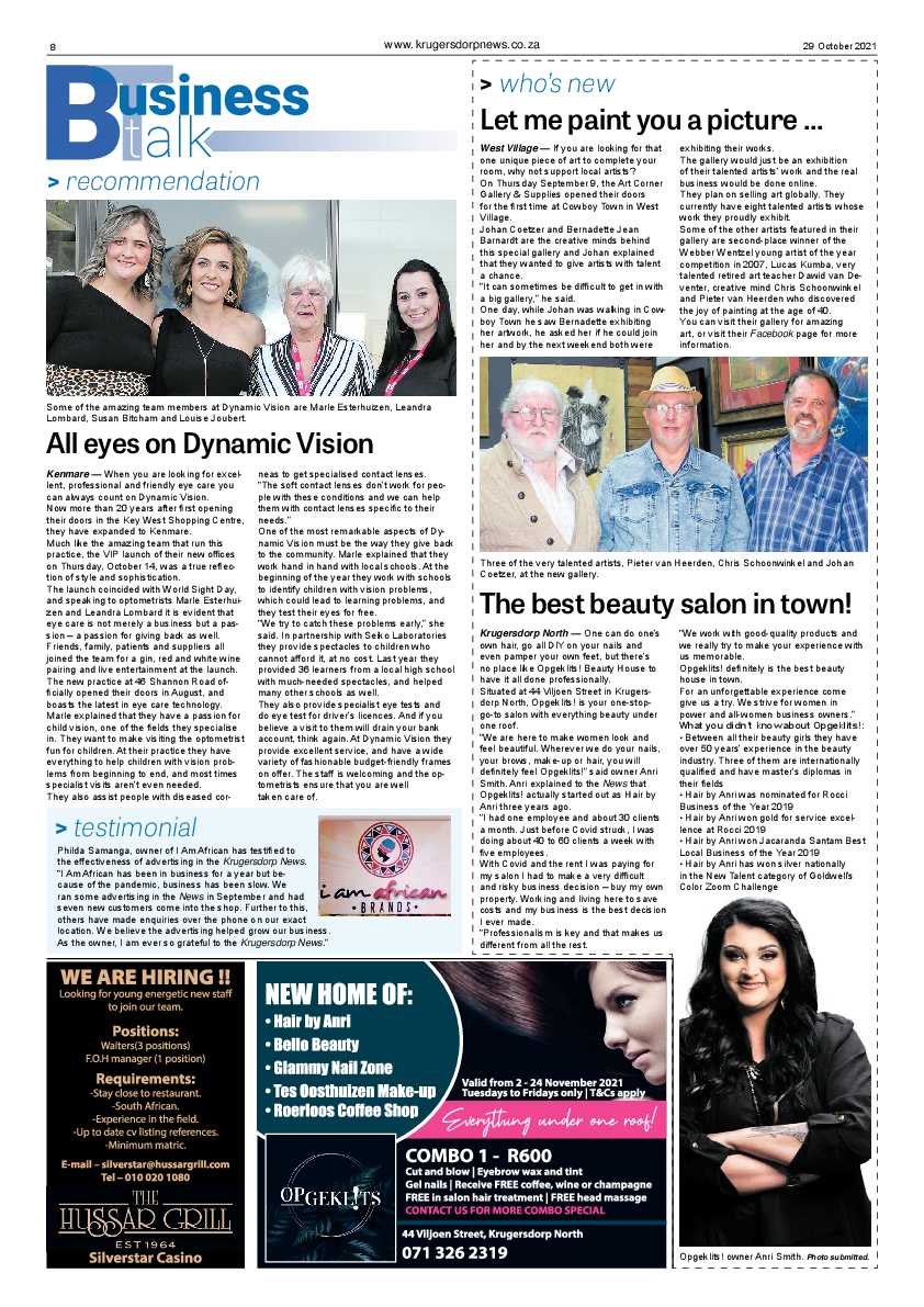 Krugersdorp News 29 October 2021 page 10
