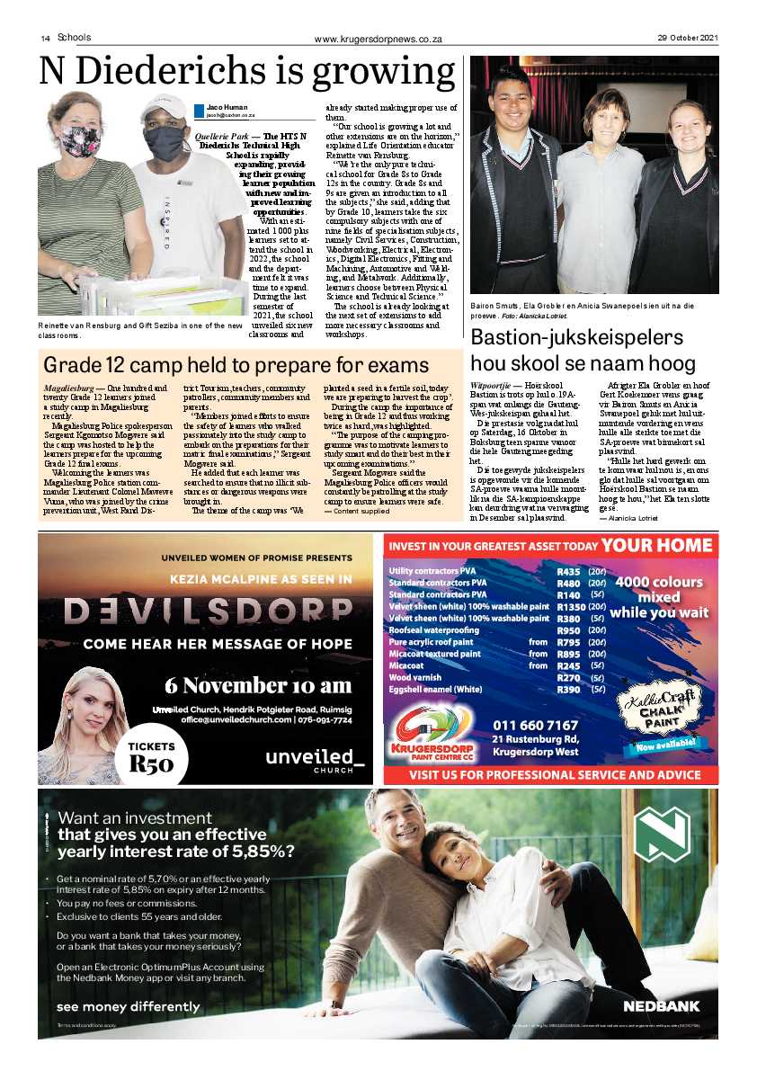 Krugersdorp News 29 October 2021 page 16
