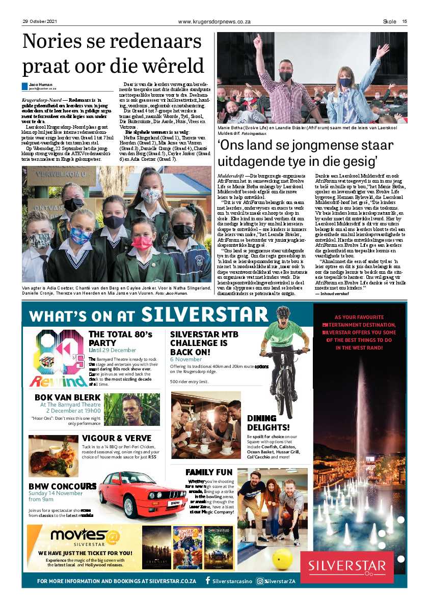 Krugersdorp News 29 October 2021 page 17