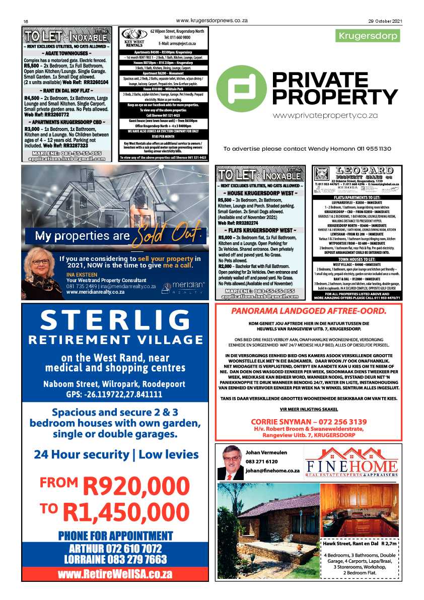Krugersdorp News 29 October 2021 page 18