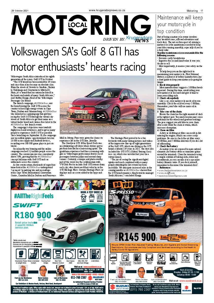 Krugersdorp News 29 October 2021 page 19