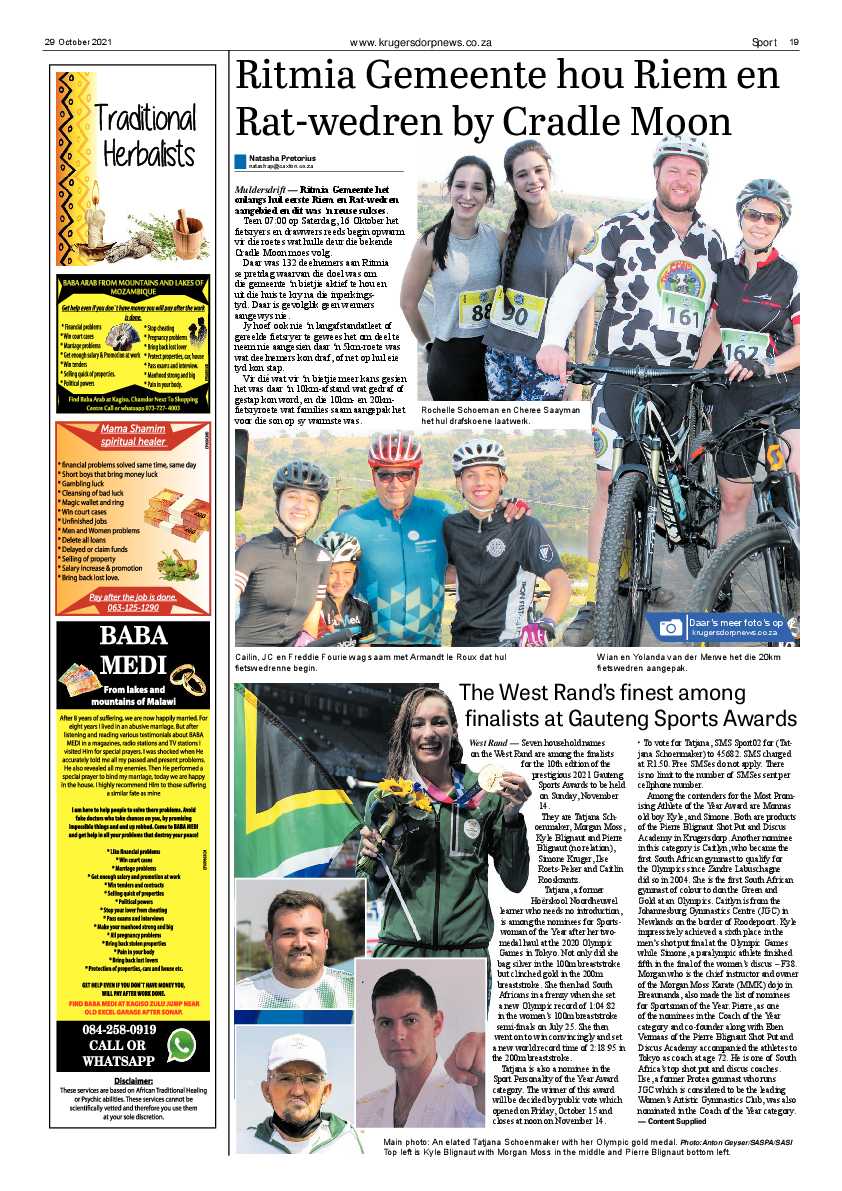 Krugersdorp News 29 October 2021 page 21