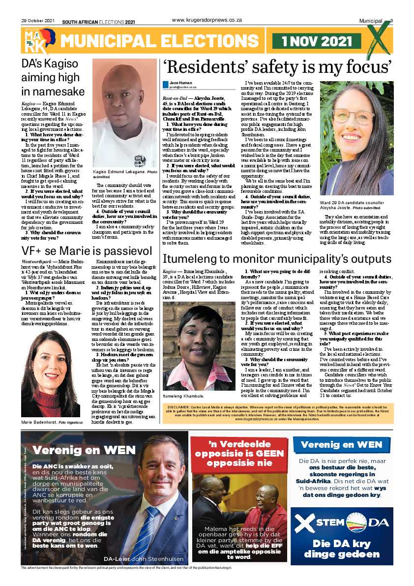 Krugersdorp News 29 October 2021 page 5