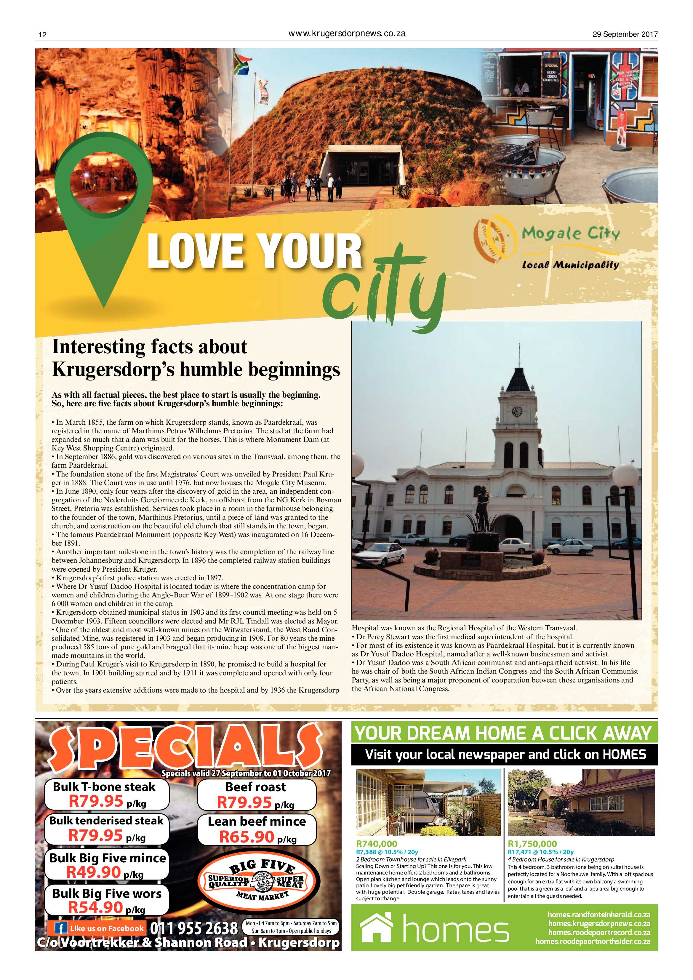 Krugersdorp News 29 September 2017 page 12