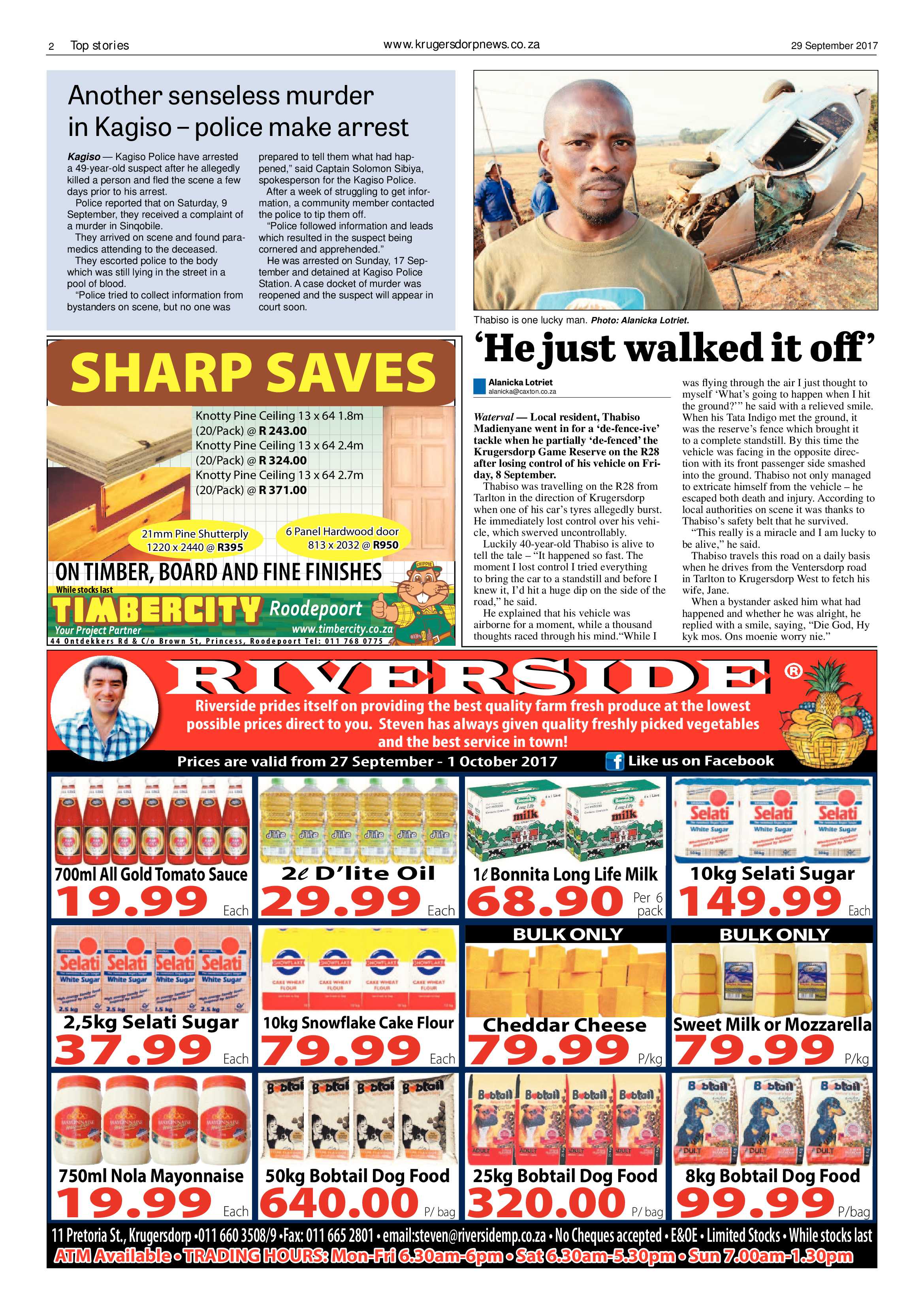 Krugersdorp News 29 September 2017 page 2