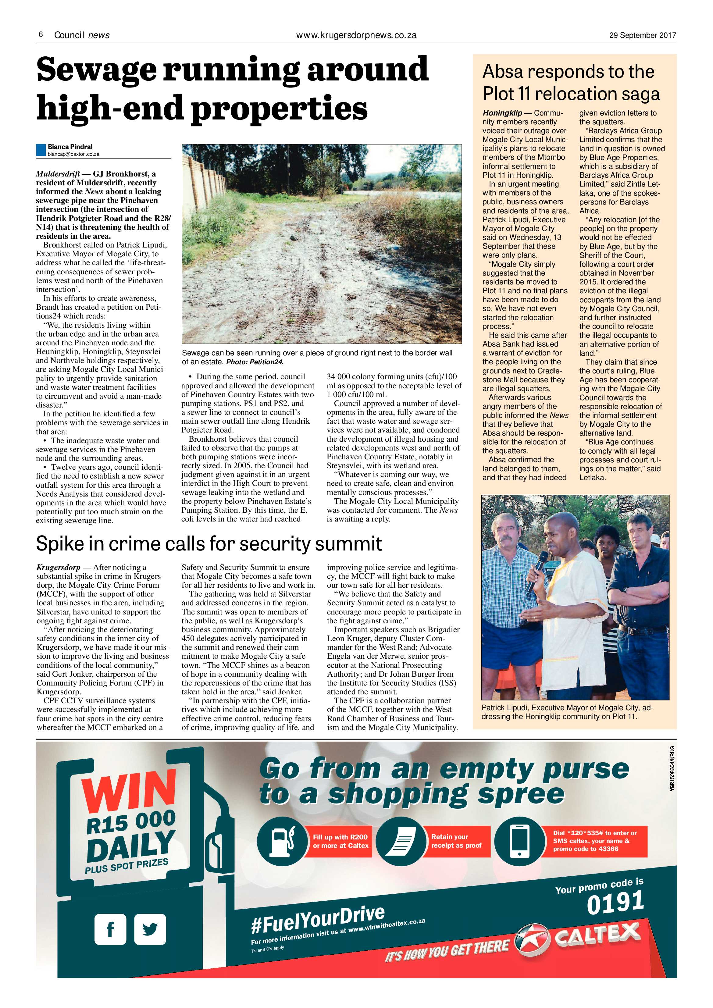 Krugersdorp News 29 September 2017 page 6