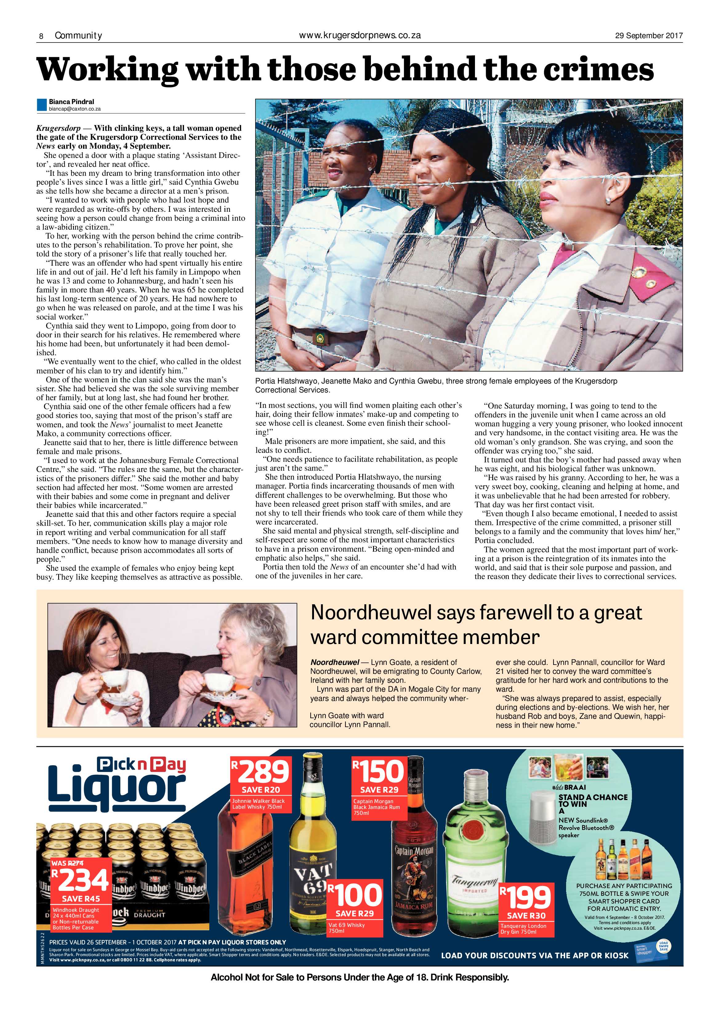 Krugersdorp News 29 September 2017 page 8