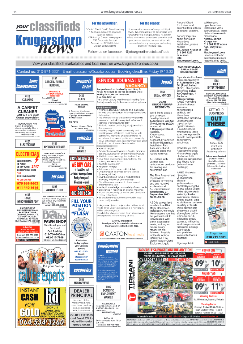 Krugersdorp News 29 September 2023 page 10