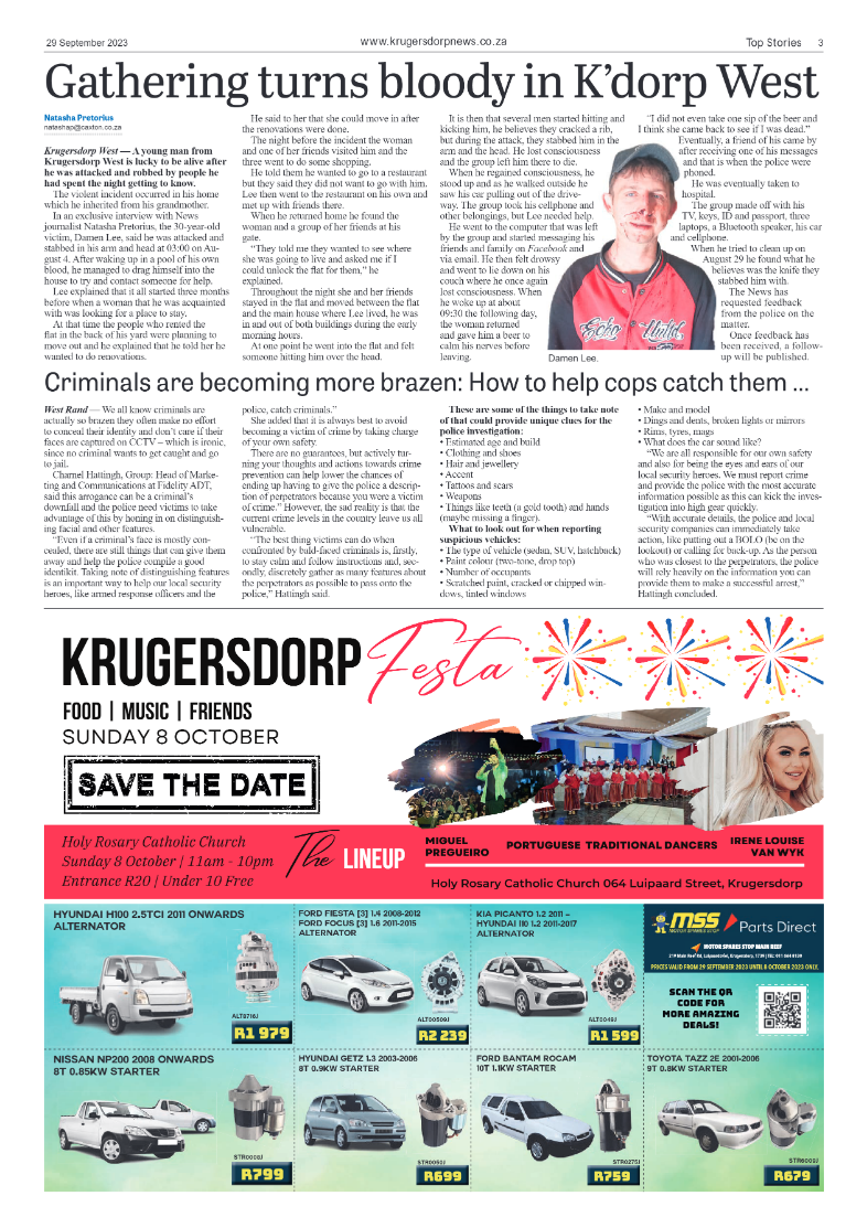 Krugersdorp News 29 September 2023 page 3