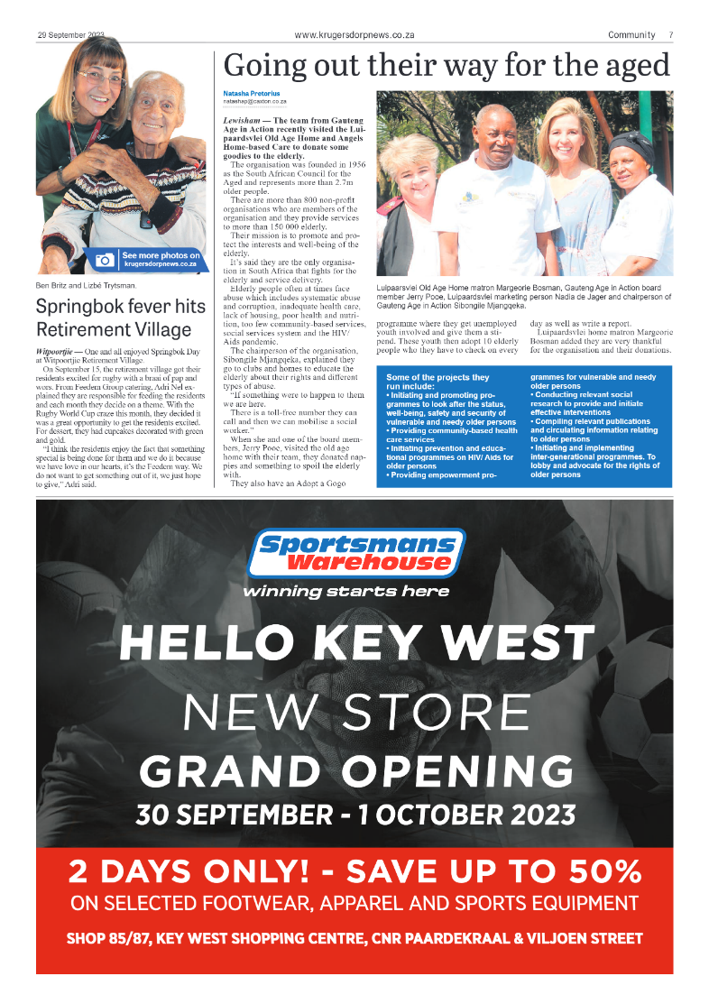 Krugersdorp News 29 September 2023 page 7