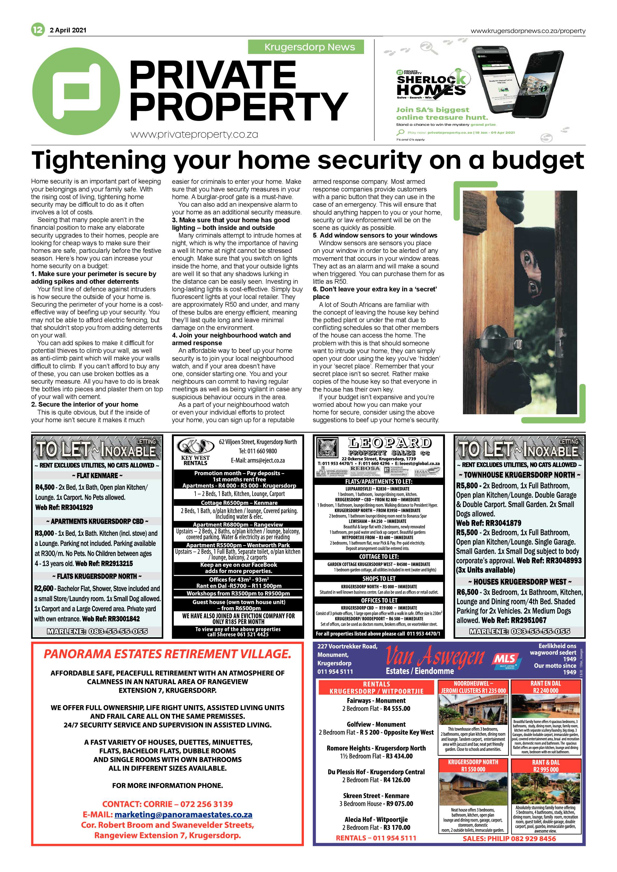 Krugersdorp News 2 April 2021 page 12