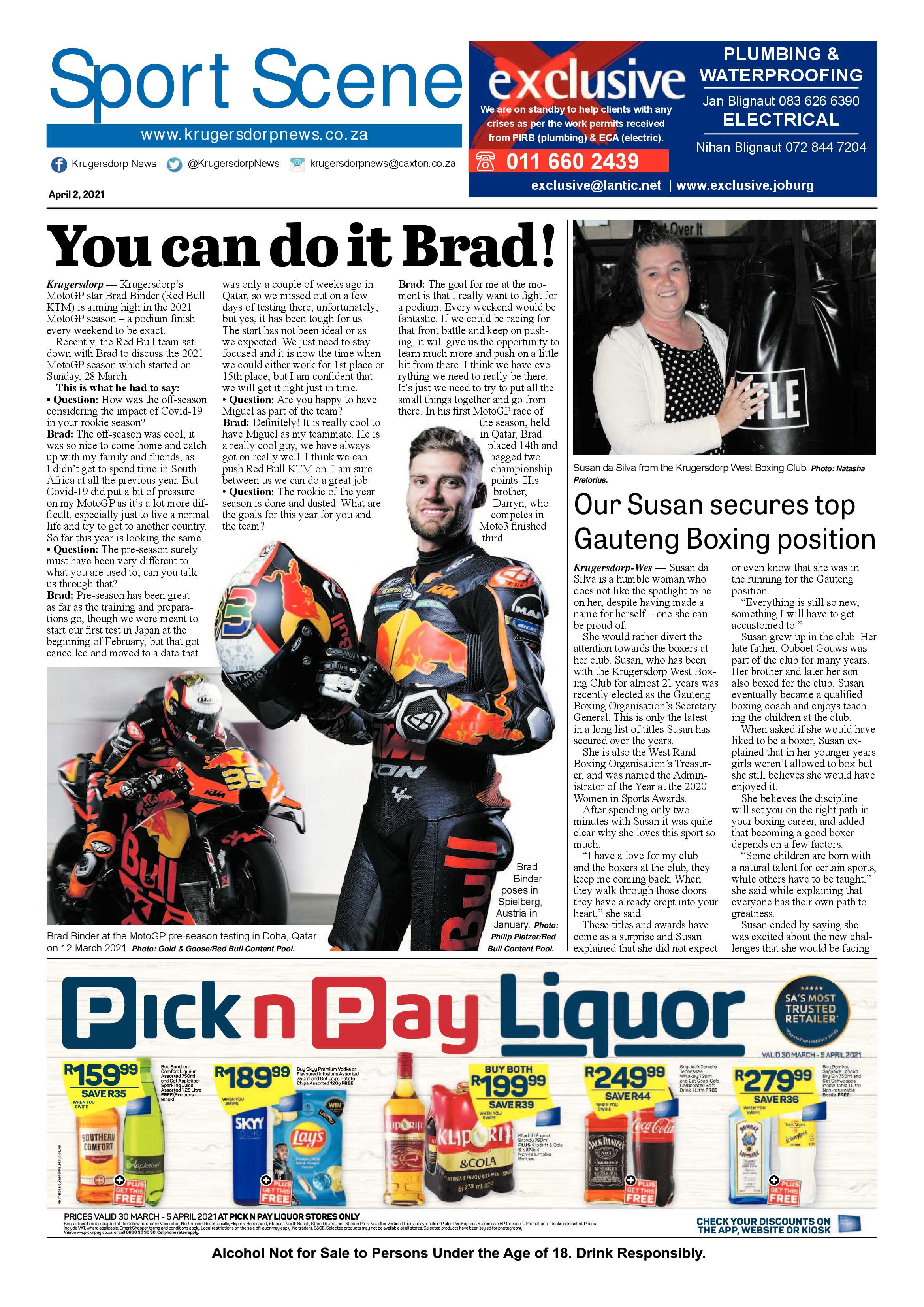 Krugersdorp News 2 April 2021 page 16