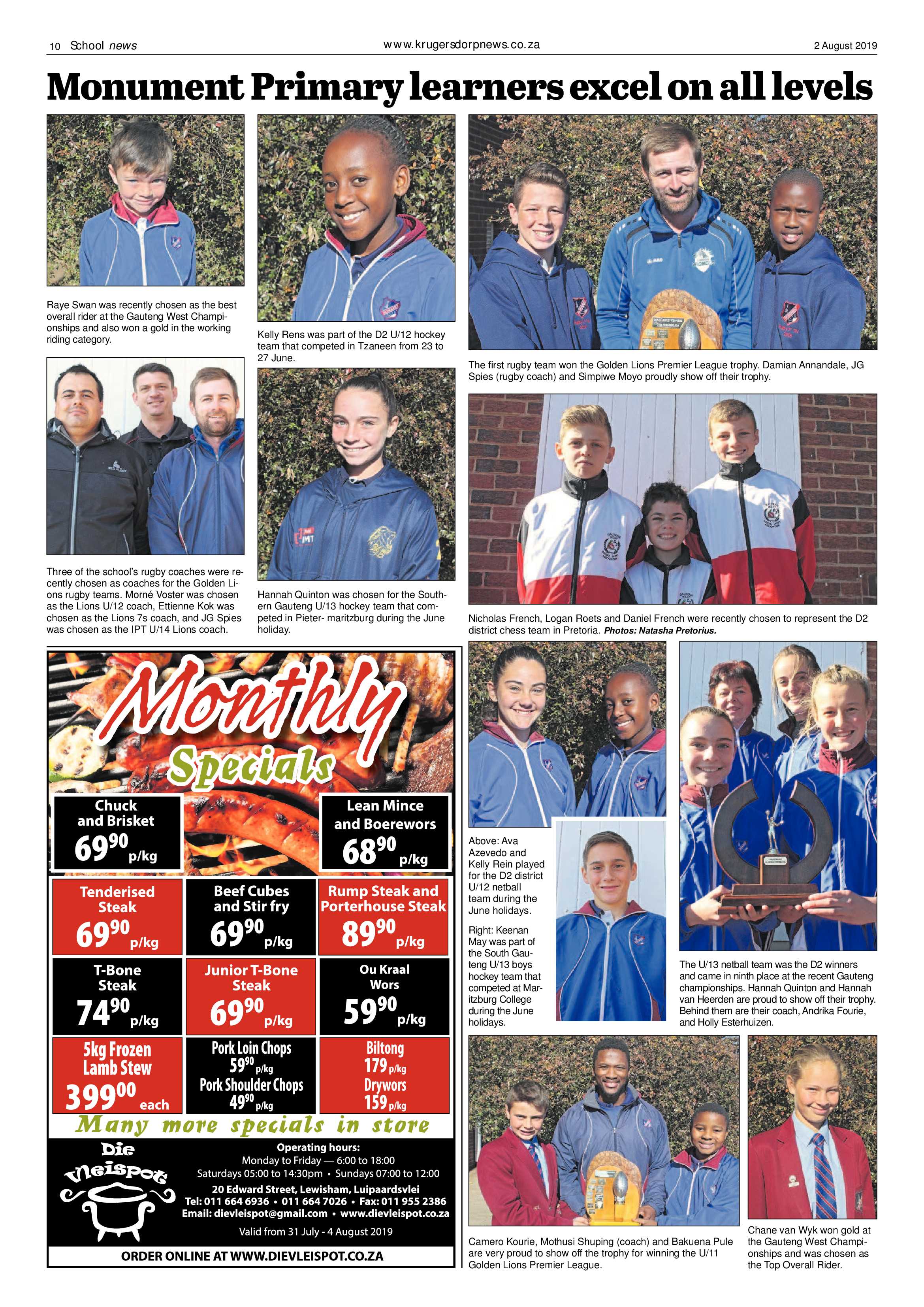 Krugersdorp News 2 August 2019 page 10