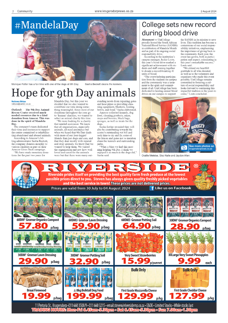 Krugersdorp News 2 August 2024 page 2