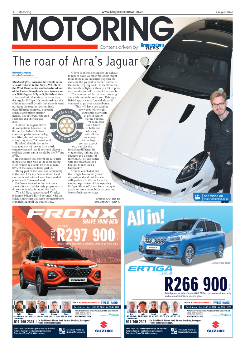 Krugersdorp News 2 August 2024 page 8