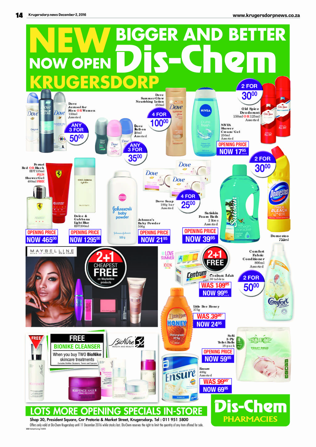 Krugersdorp News 2 December 2016 page 14